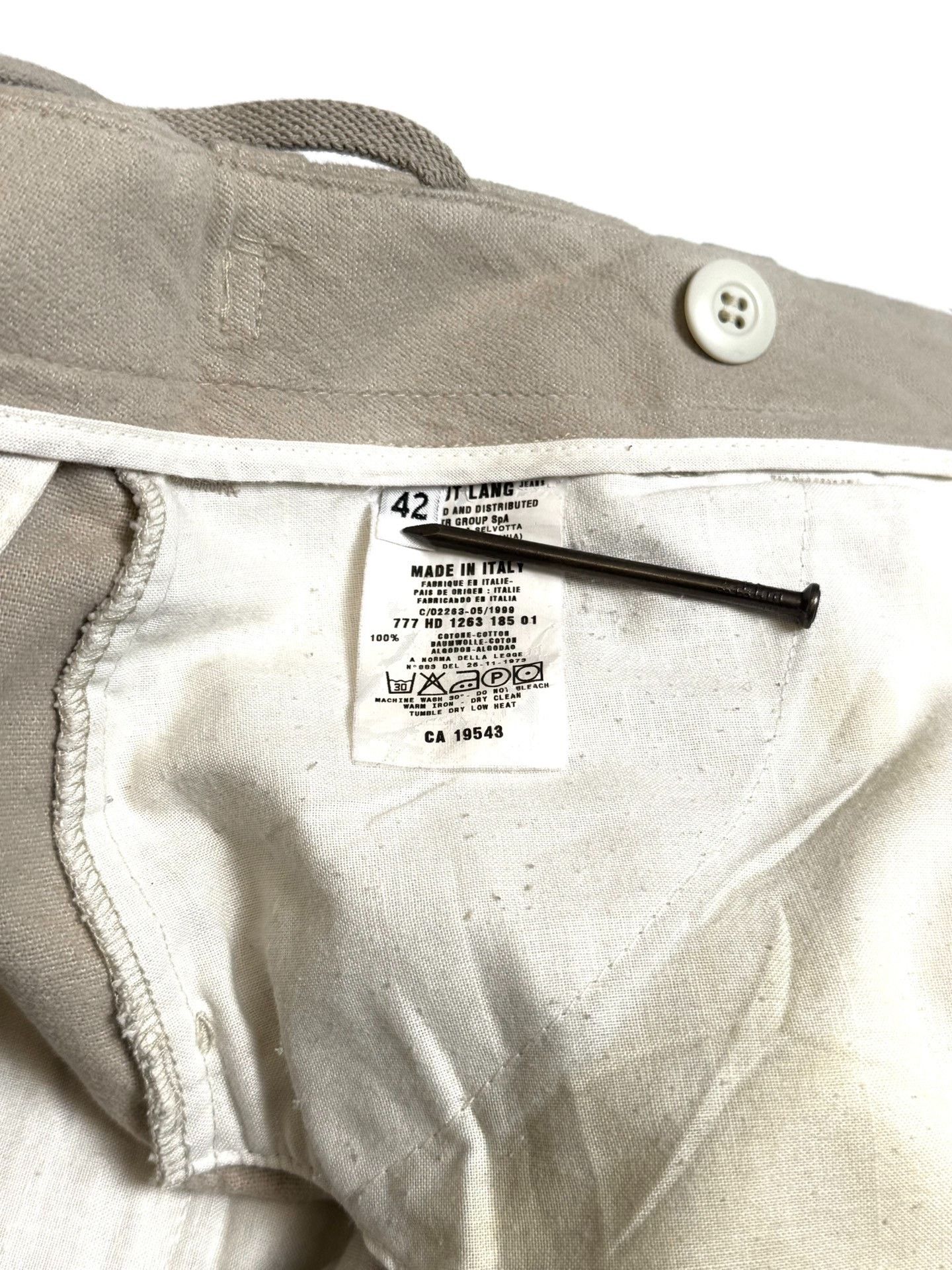Helmut Lang Helmut Lang 1999 Moleskin Astro Zip Pants Size US 26 / EU 42 - 9 Thumbnail