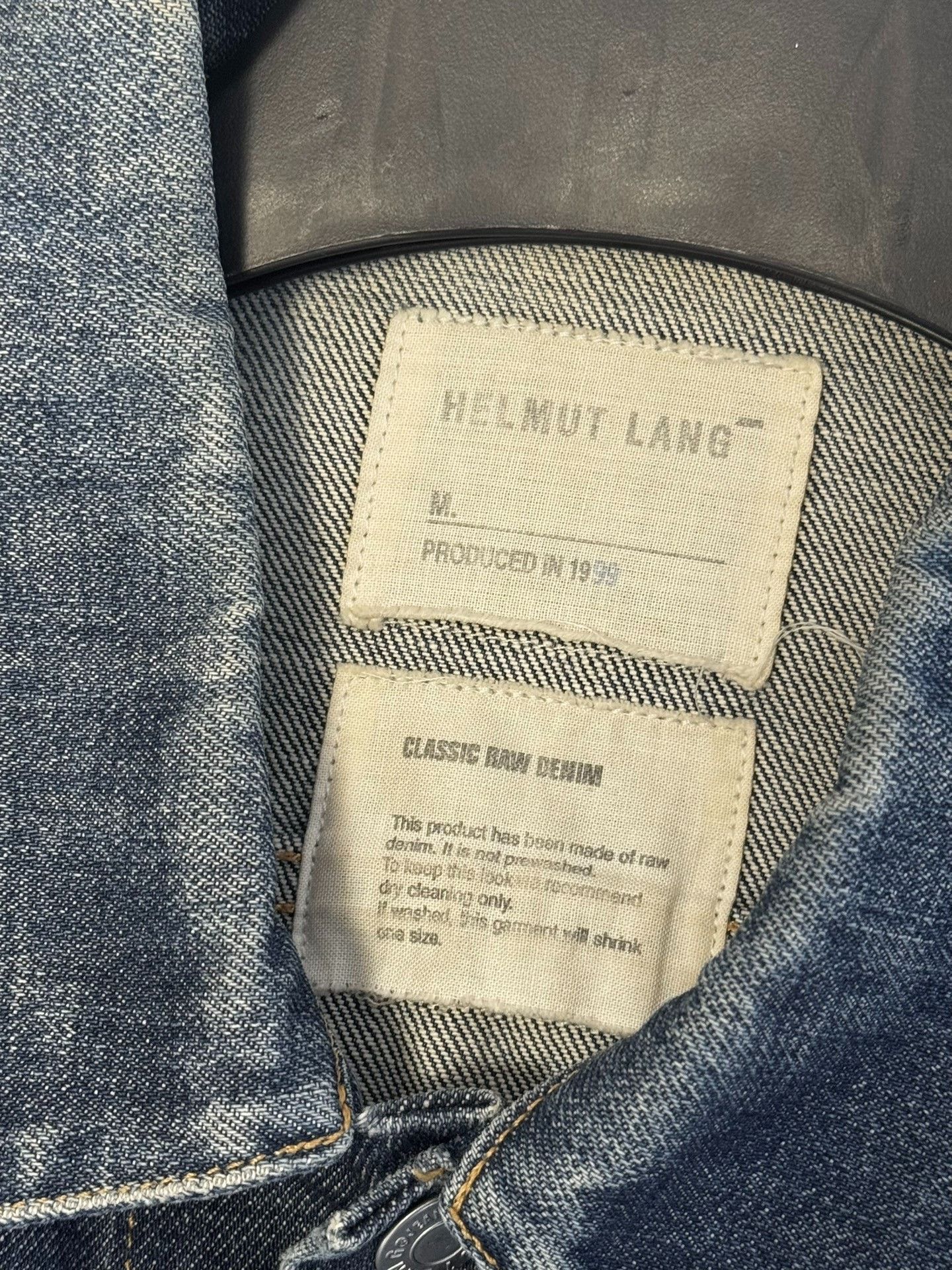 Helmut Lang Helmut Lang 1998 Single Pocket Denim Jacket Size US M / EU 48-50 / 2 - 5 Thumbnail