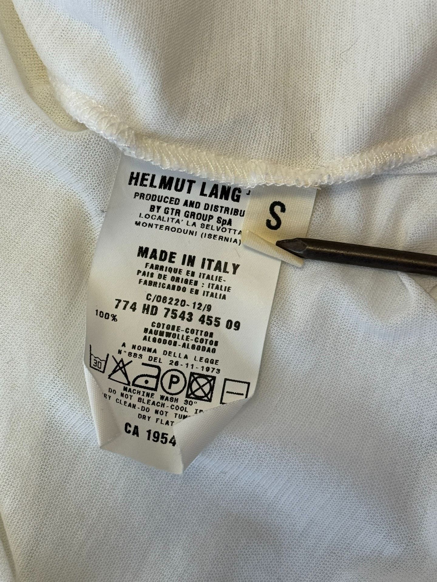 Helmut Lang Helmut Lang 1999 Elbow Cut Longsleeve Size US S / EU 44-46 / 1 - 8 Thumbnail