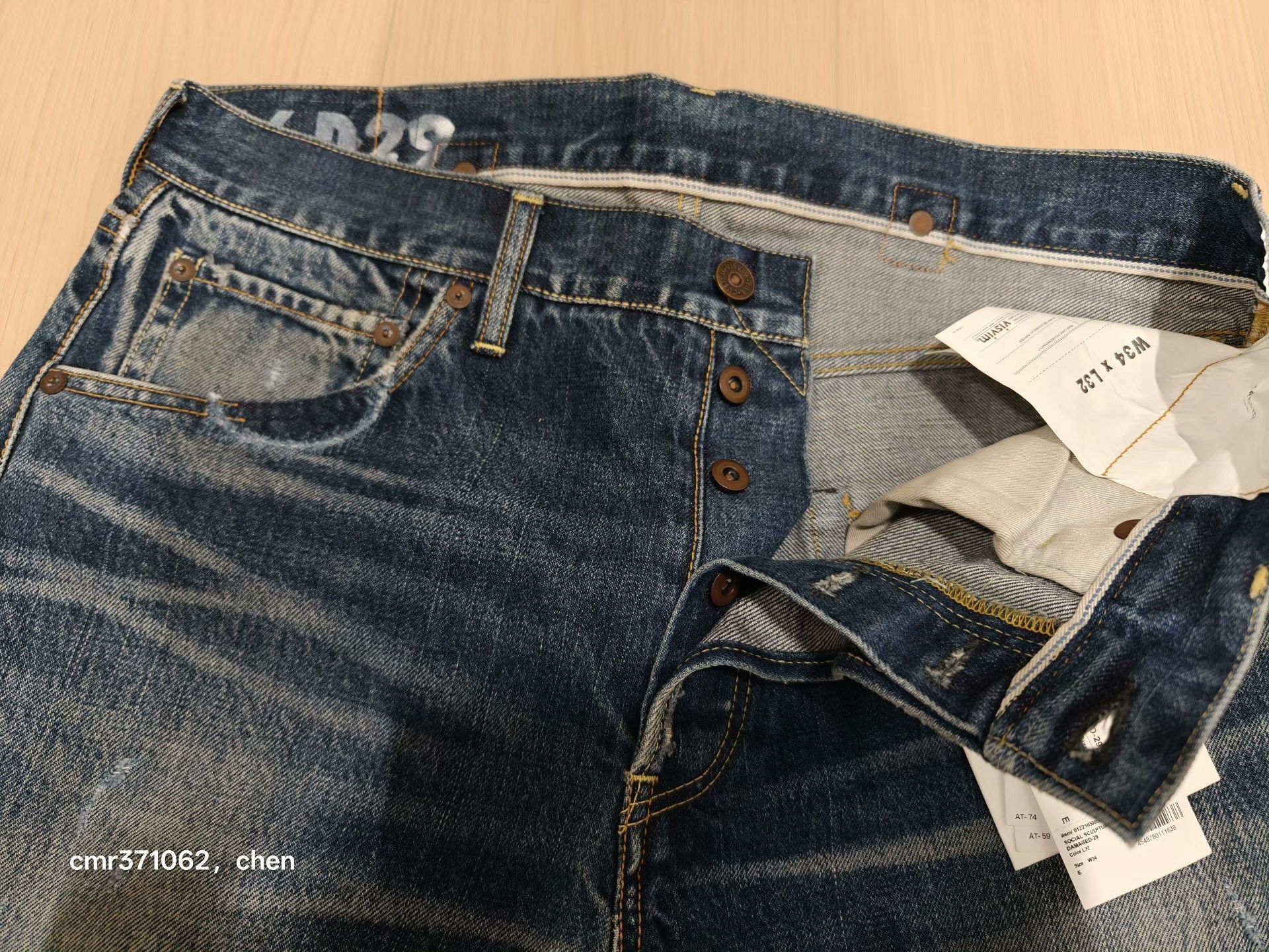 Visvim VISVIM 22SS 16 D29 Jeans Size US 34 / EU 50 - 4 Thumbnail