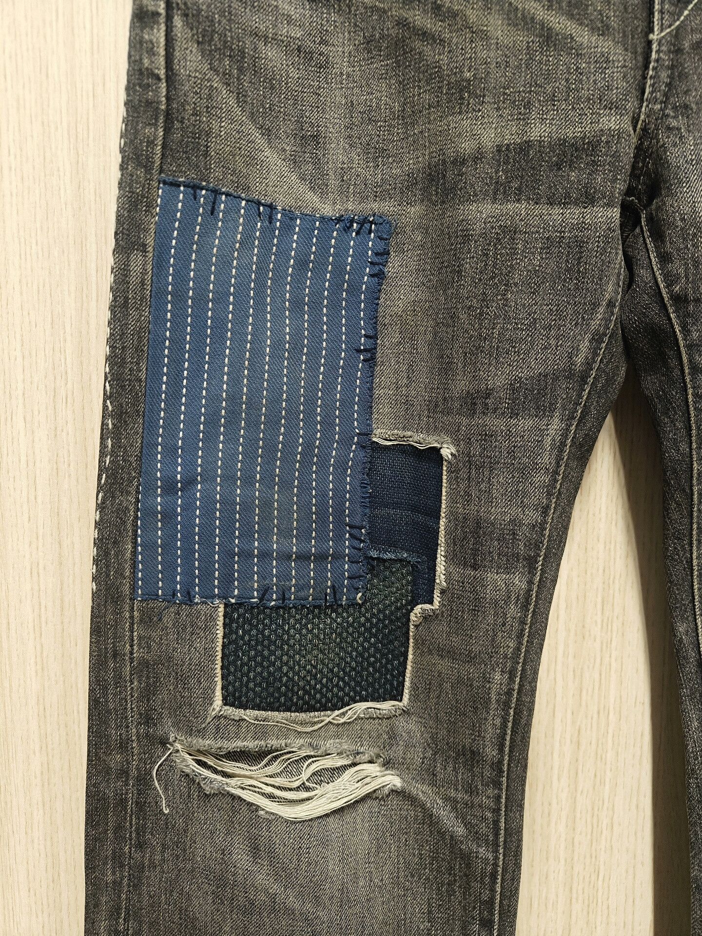Neighborhood NEIGHBORHOOD 15SS Patched Sashiko Denim Size US 32 / EU 48 - 4 Thumbnail