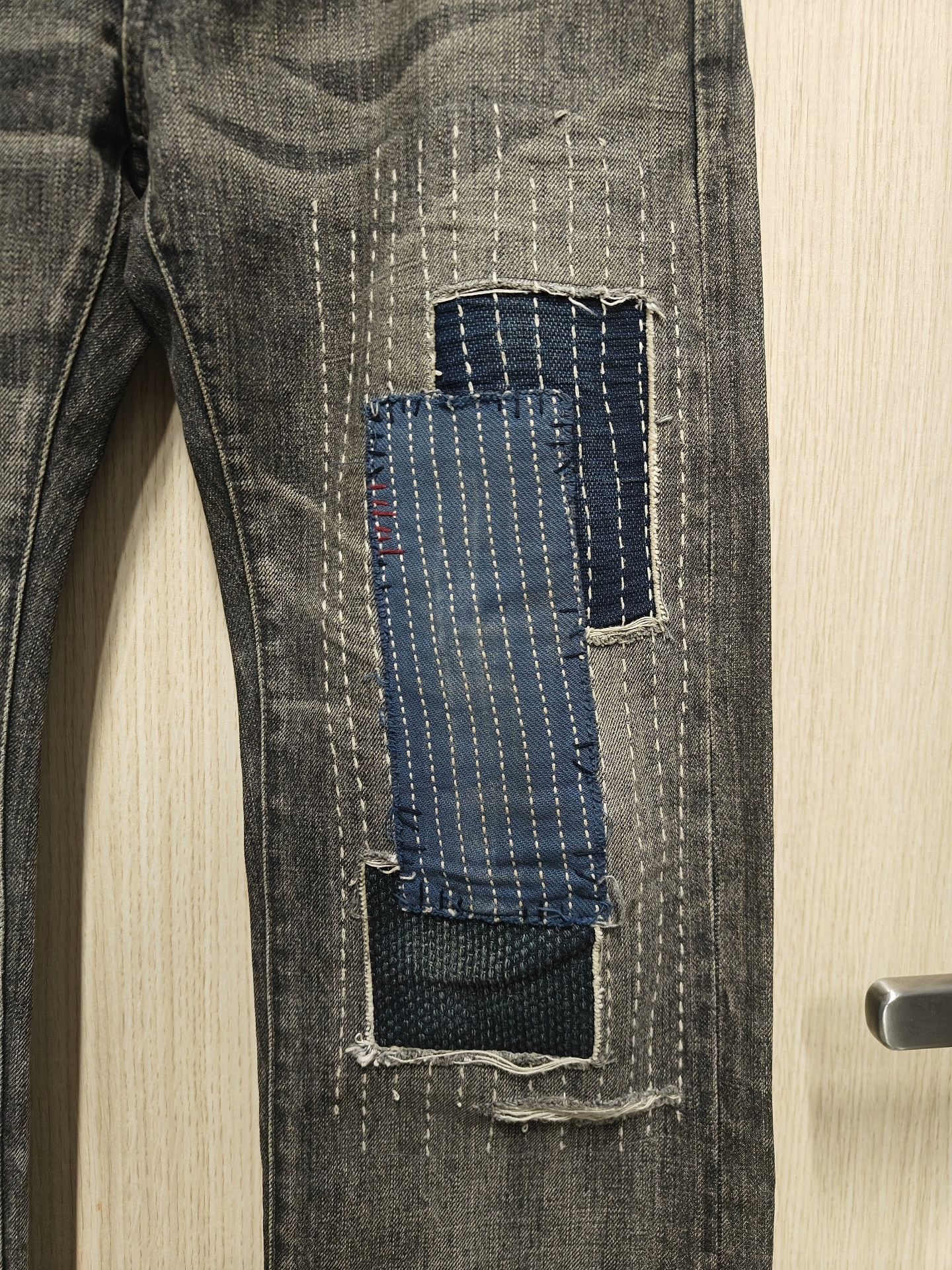 Neighborhood NEIGHBORHOOD 15SS Patched Sashiko Denim Size US 32 / EU 48 - 3 Thumbnail