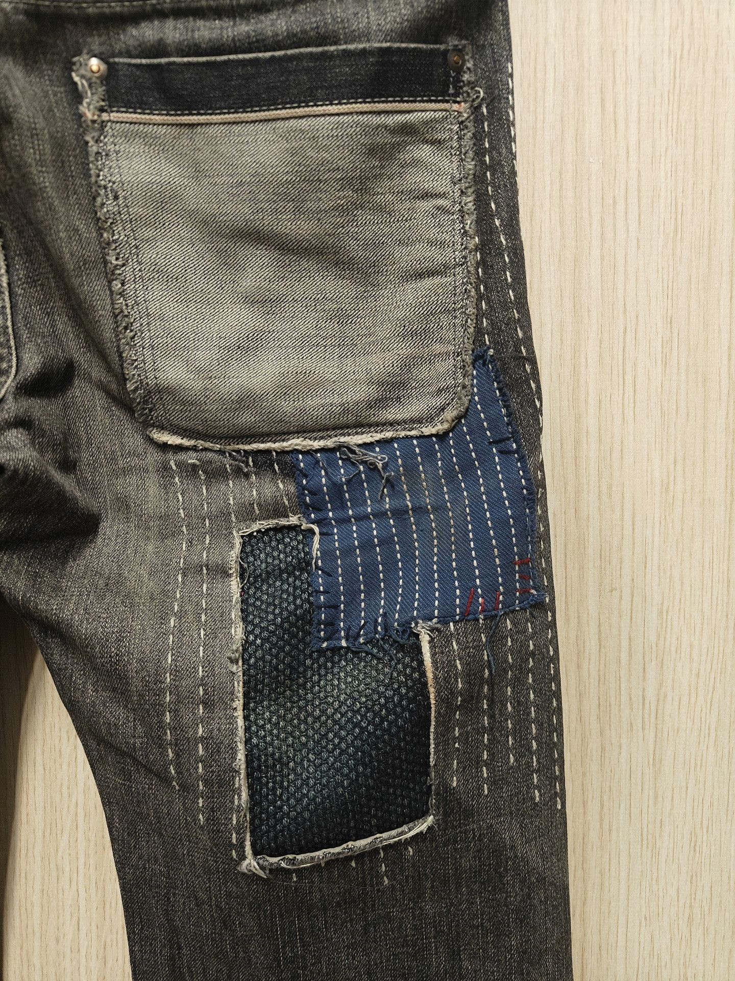 Neighborhood NEIGHBORHOOD 15SS Patched Sashiko Denim Size US 32 / EU 48 - 7 Thumbnail