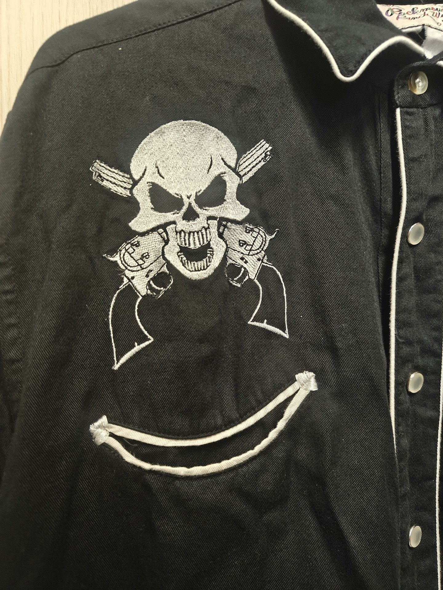 Rockmount Ranch Wear Rockmount Skull Cross Western Shirt Size US M / EU 48-50 / 2 - 5 Thumbnail