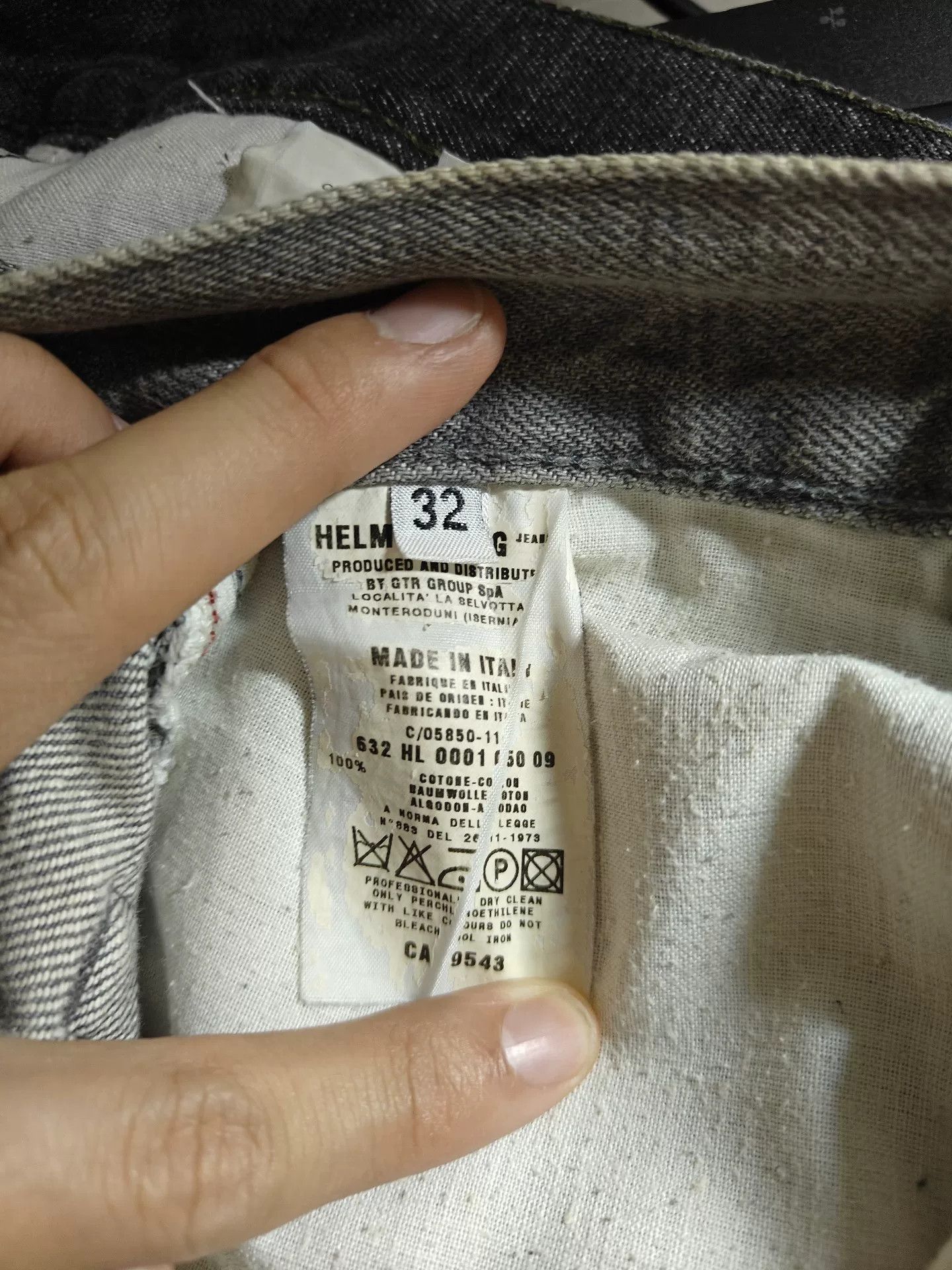 Helmut Lang Helmut Lang Classic Washed Light Gray Jeans Size US 32 / EU 48 - 6 Thumbnail