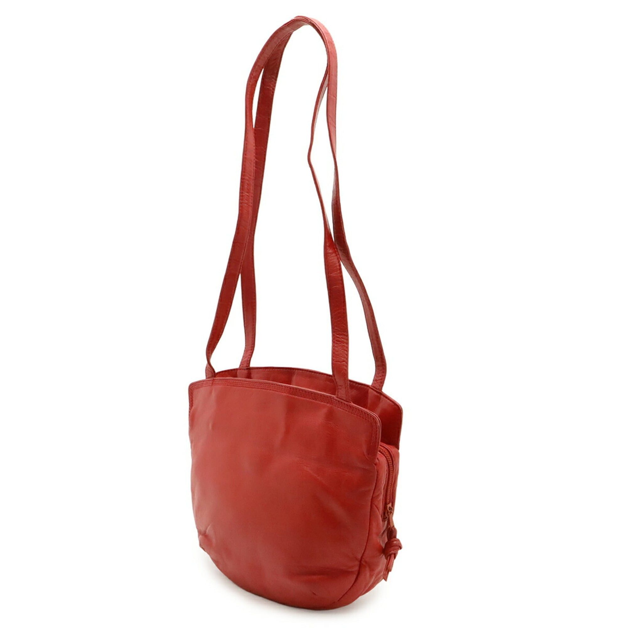 Loewe LOEWE Anagram Tote Bag Shoulder Leather Red Size ONE SIZE - 3 Thumbnail