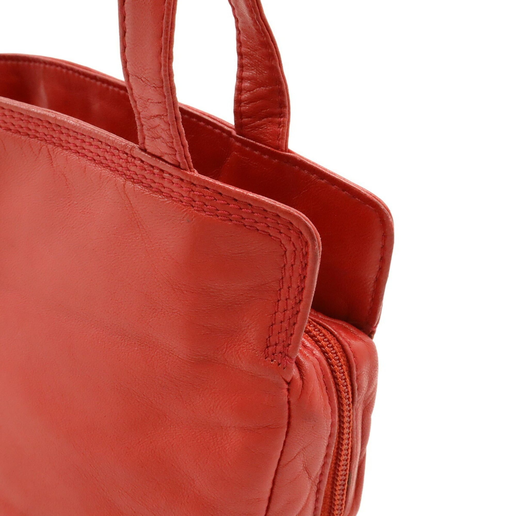 Loewe LOEWE Anagram Tote Bag Shoulder Leather Red Size ONE SIZE - 9 Thumbnail