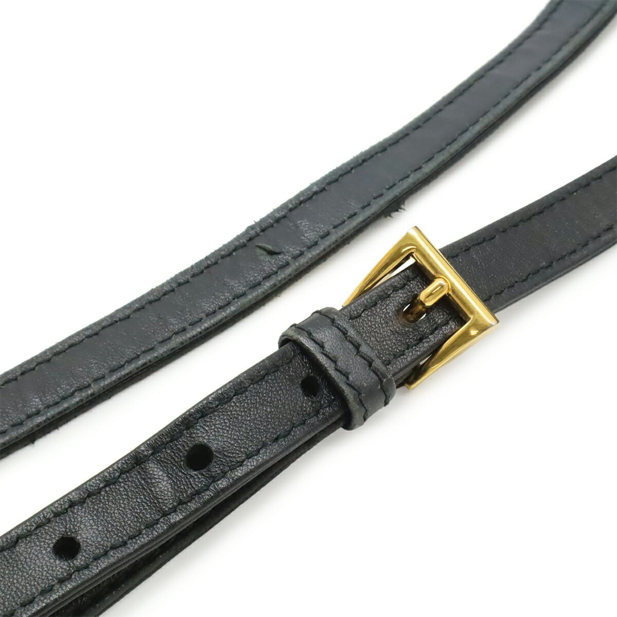 Prada PRADA Jacquard Ribbon Handbag/Shoulder Bag, Nylon, Black (NERO), Purchased at a domestic boutique, Item No. 1BG068 Size ONE SIZE - 7 Thumbnail