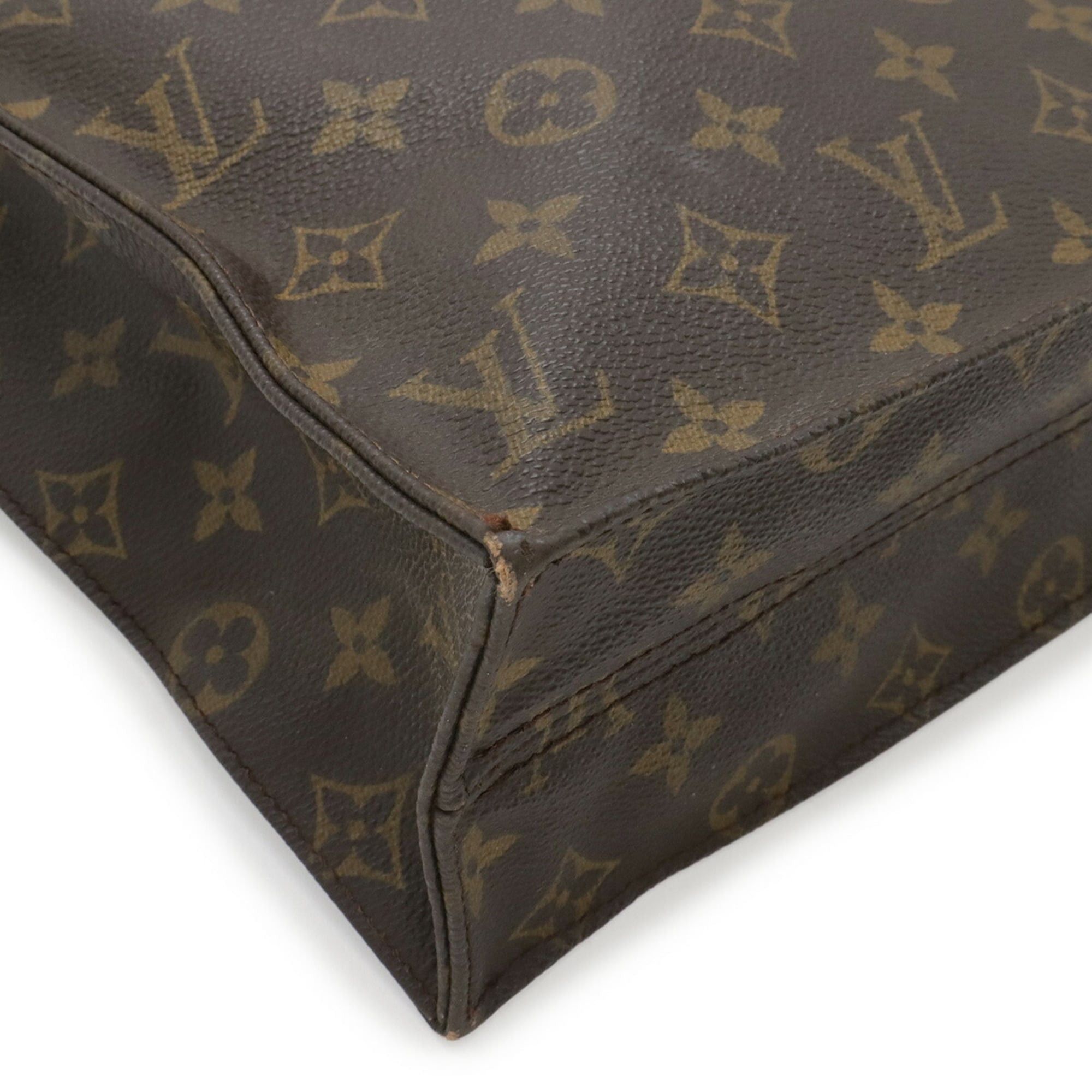 Louis Vuitton Louis Vuitton Monogram Sac Plat Tote Bag Handbag Square Shape M51140 Size ONE SIZE - 4 Thumbnail