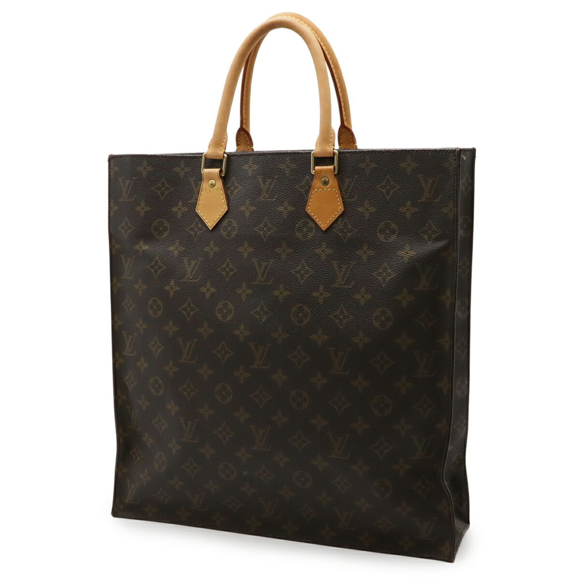 Louis Vuitton Louis Vuitton Monogram Sac Plat Tote Bag Handbag Square Shape M51140 Size ONE SIZE - 3 Thumbnail