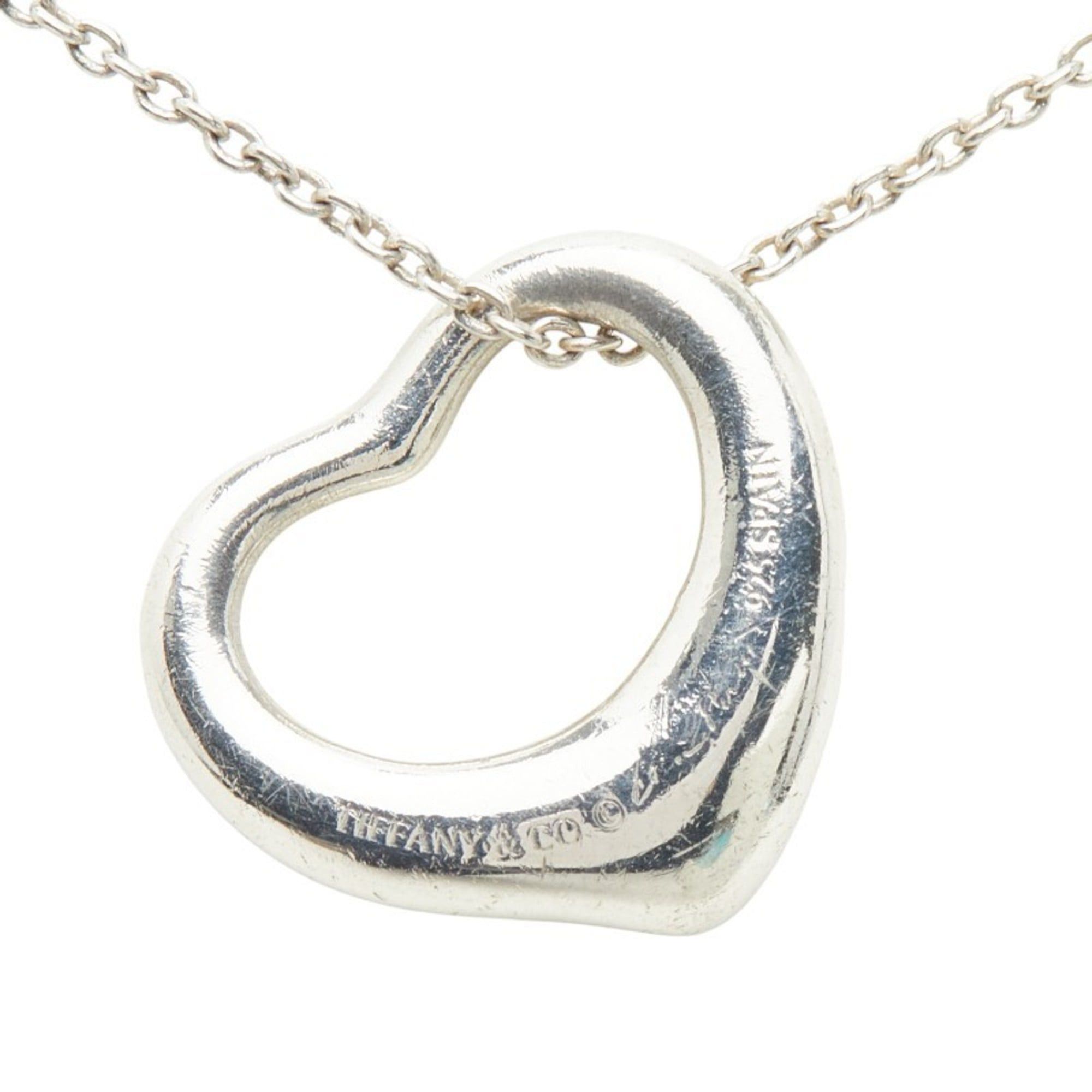 Tiffany & Co. Tiffany & Co. Open Heart Pendant Necklace, SV925 Silver, Women's. Size ONE SIZE - 3 Thumbnail