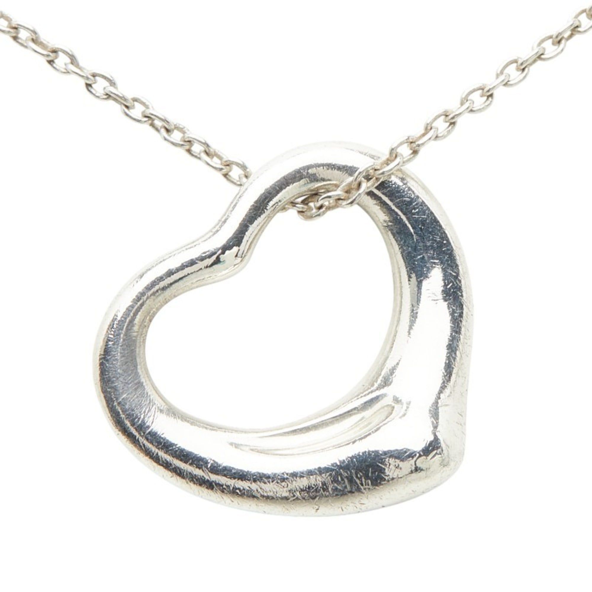 Tiffany & Co. Tiffany & Co. Open Heart Pendant Necklace, SV925 Silver, Women's. Size ONE SIZE - 2 Thumbnail