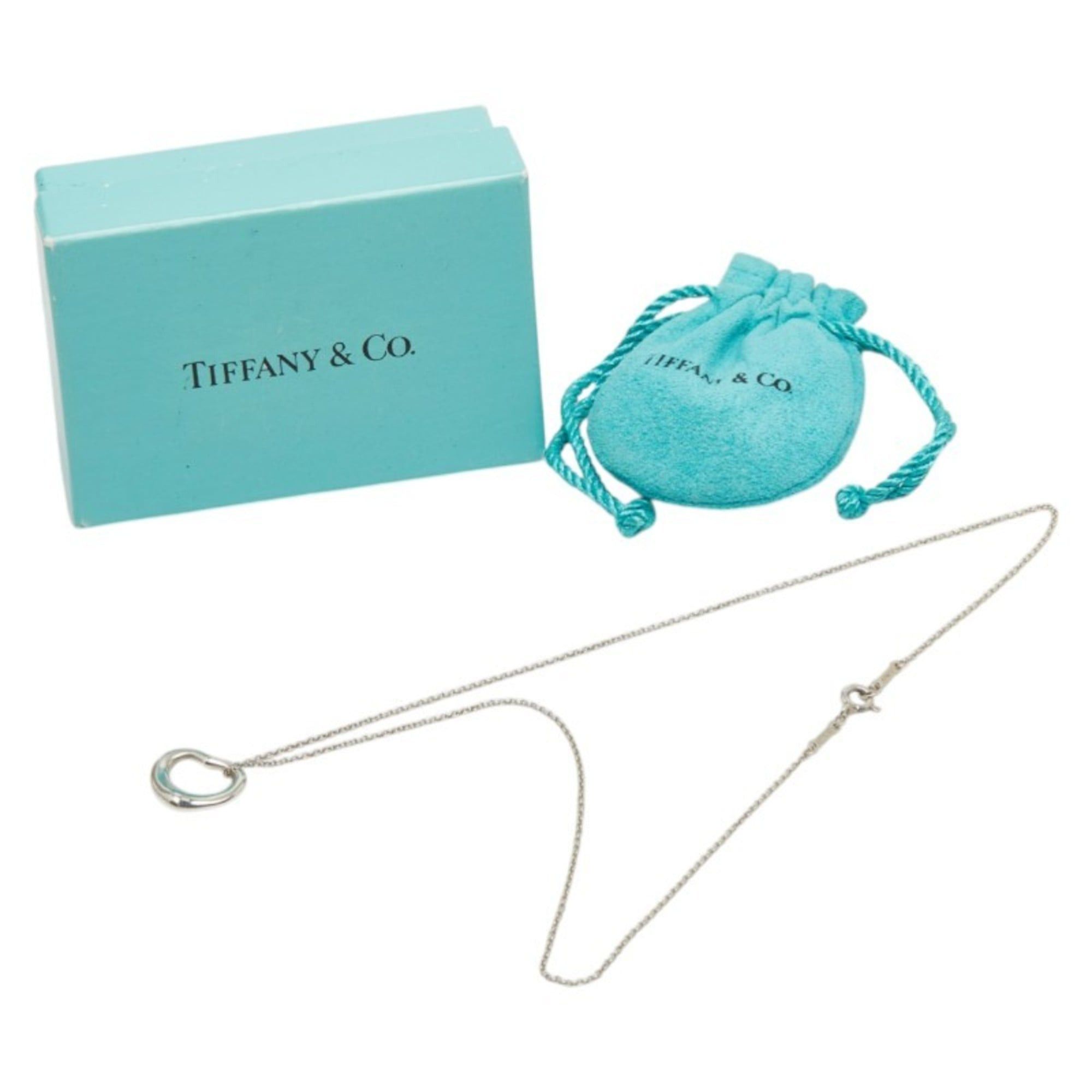 Tiffany & Co. Tiffany & Co. Open Heart Pendant Necklace, SV925 Silver, Women's. Size ONE SIZE - 7 Thumbnail