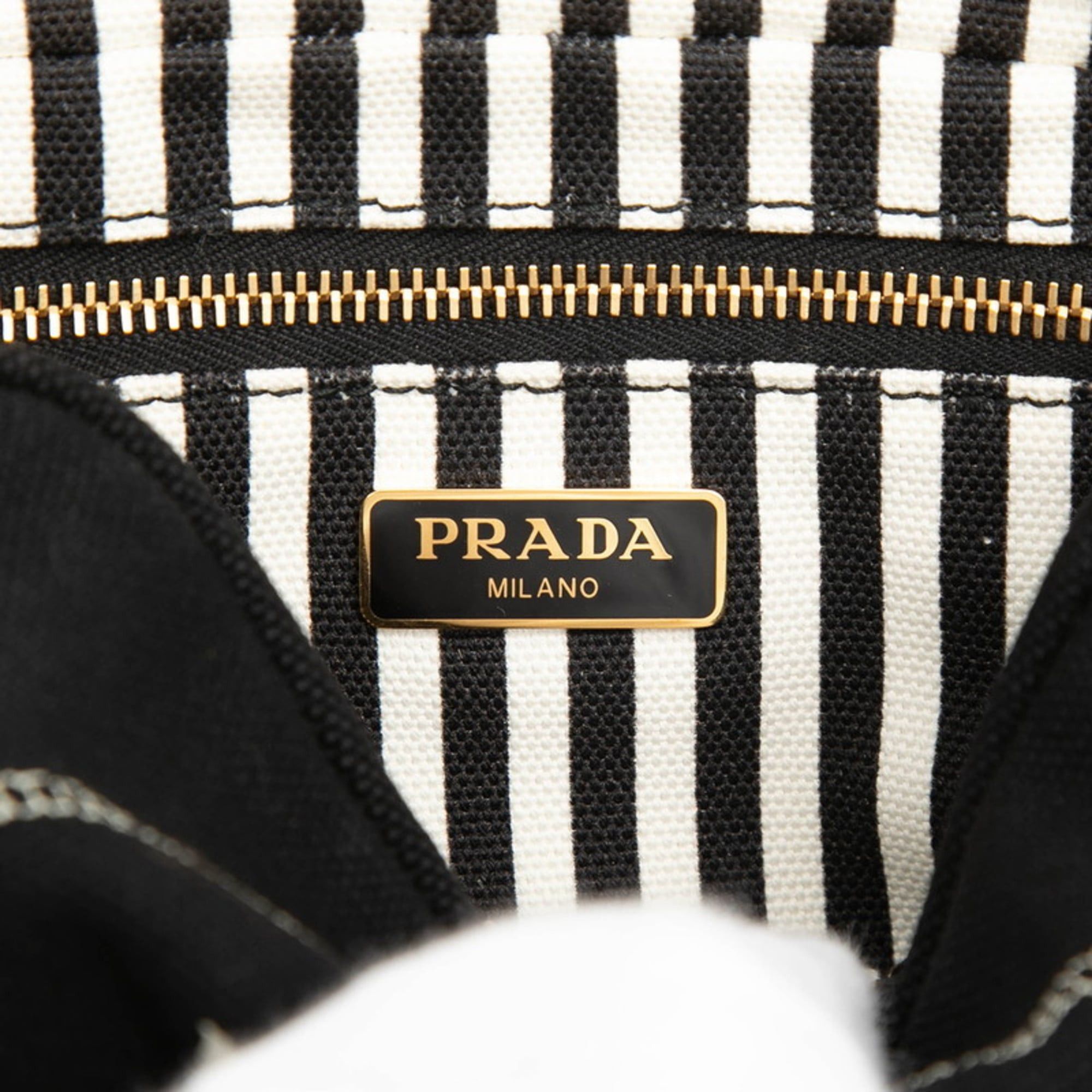 Prada Prada Logo Canapa Mini Handbag Pouch Accessory Case 1NA021 Black Canvas Women's PRADA Size ONE SIZE - 5 Thumbnail