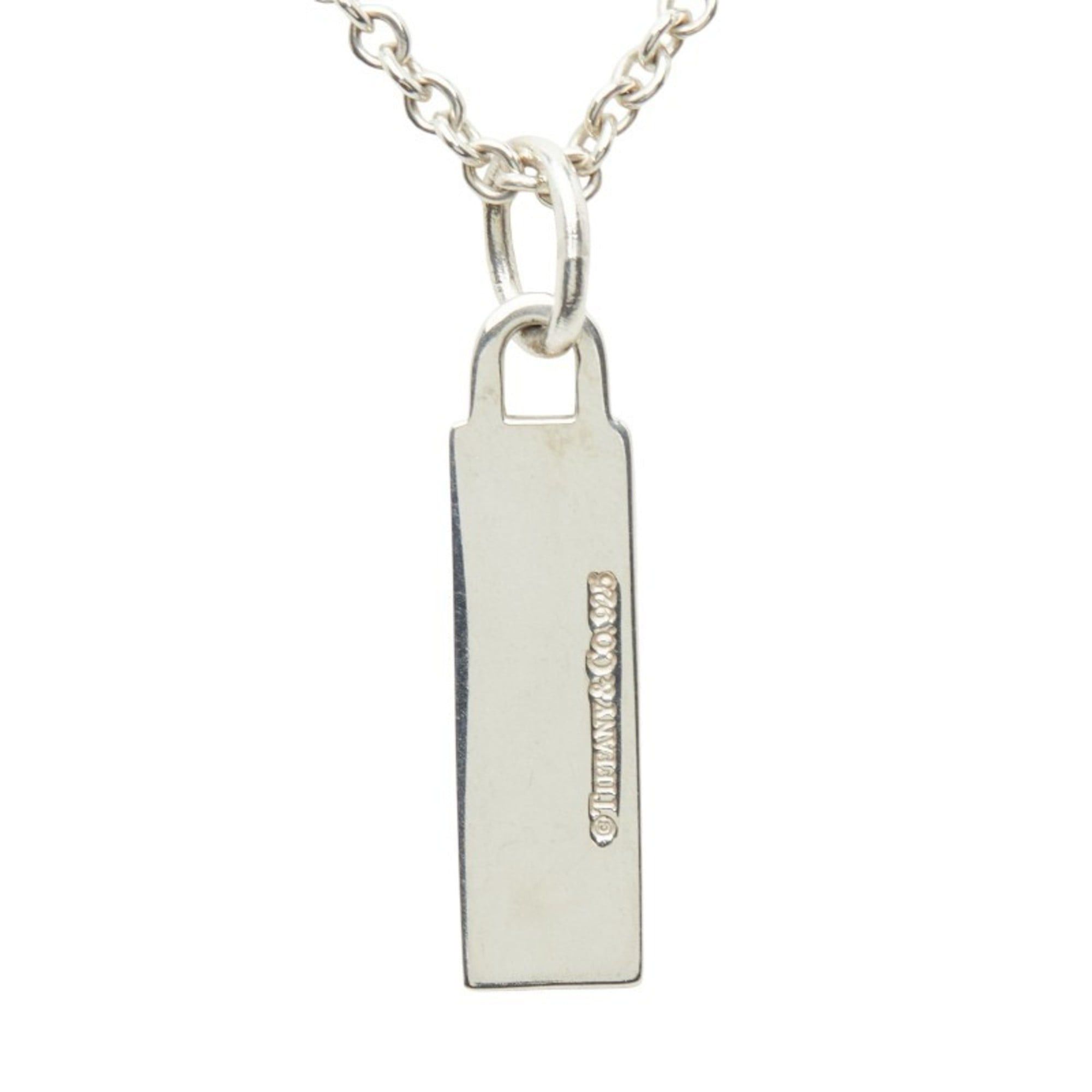Tiffany & Co. Tiffany & Co. Logo Bar Necklace, SV925 Silver, Women's. Size ONE SIZE - 3 Thumbnail