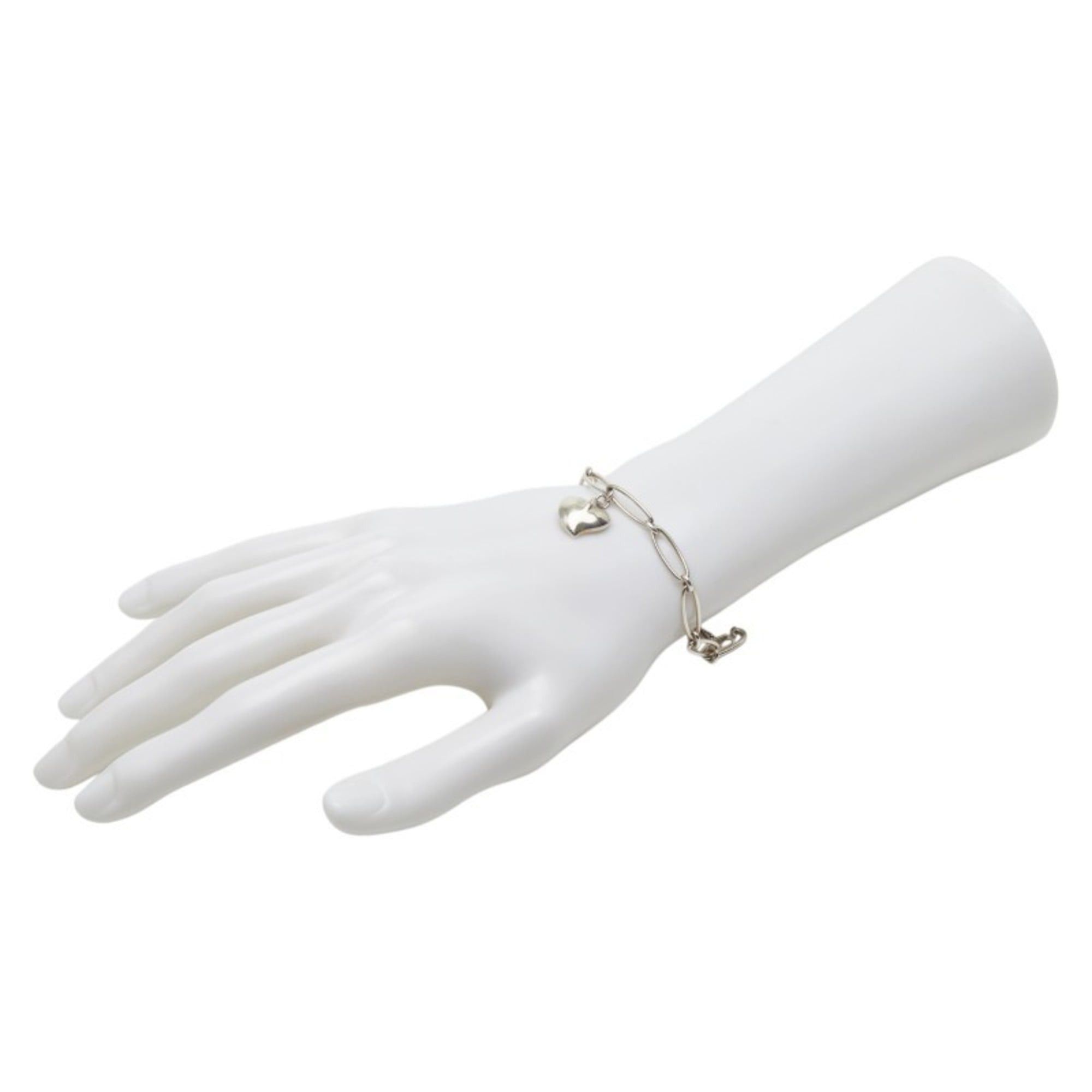 Tiffany & Co. Tiffany & Co. Curved Heart Bracelet, SV925 Silver, Women's. Size ONE SIZE - 7 Thumbnail