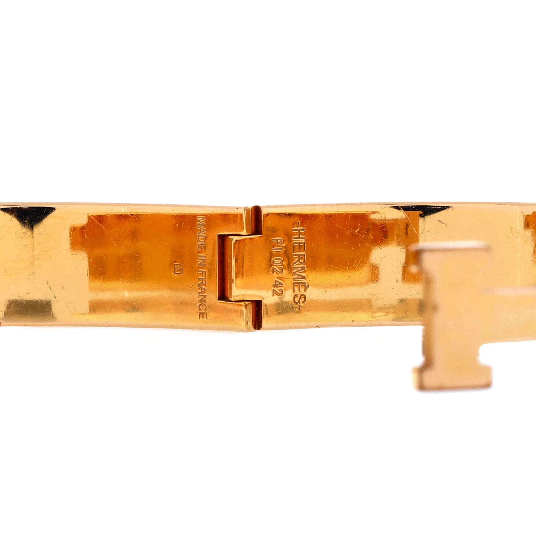 Hermes Clic H Bracelet Enamel Narrow Size ONE SIZE - 2 Thumbnail