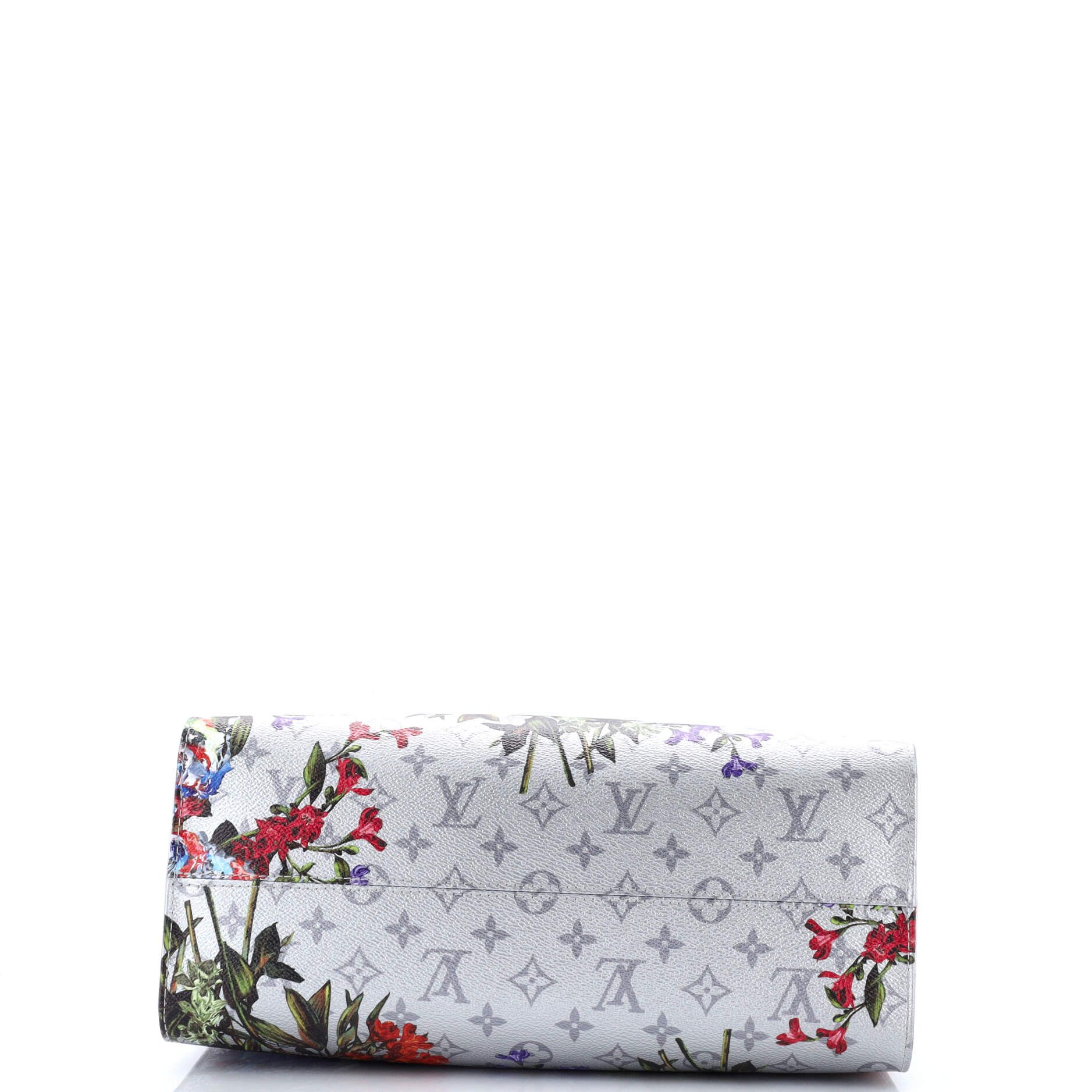 Louis Vuitton OnTheGo Tote Limited Edition Floral Monogram Canvas MM Size ONE SIZE - 3 Thumbnail