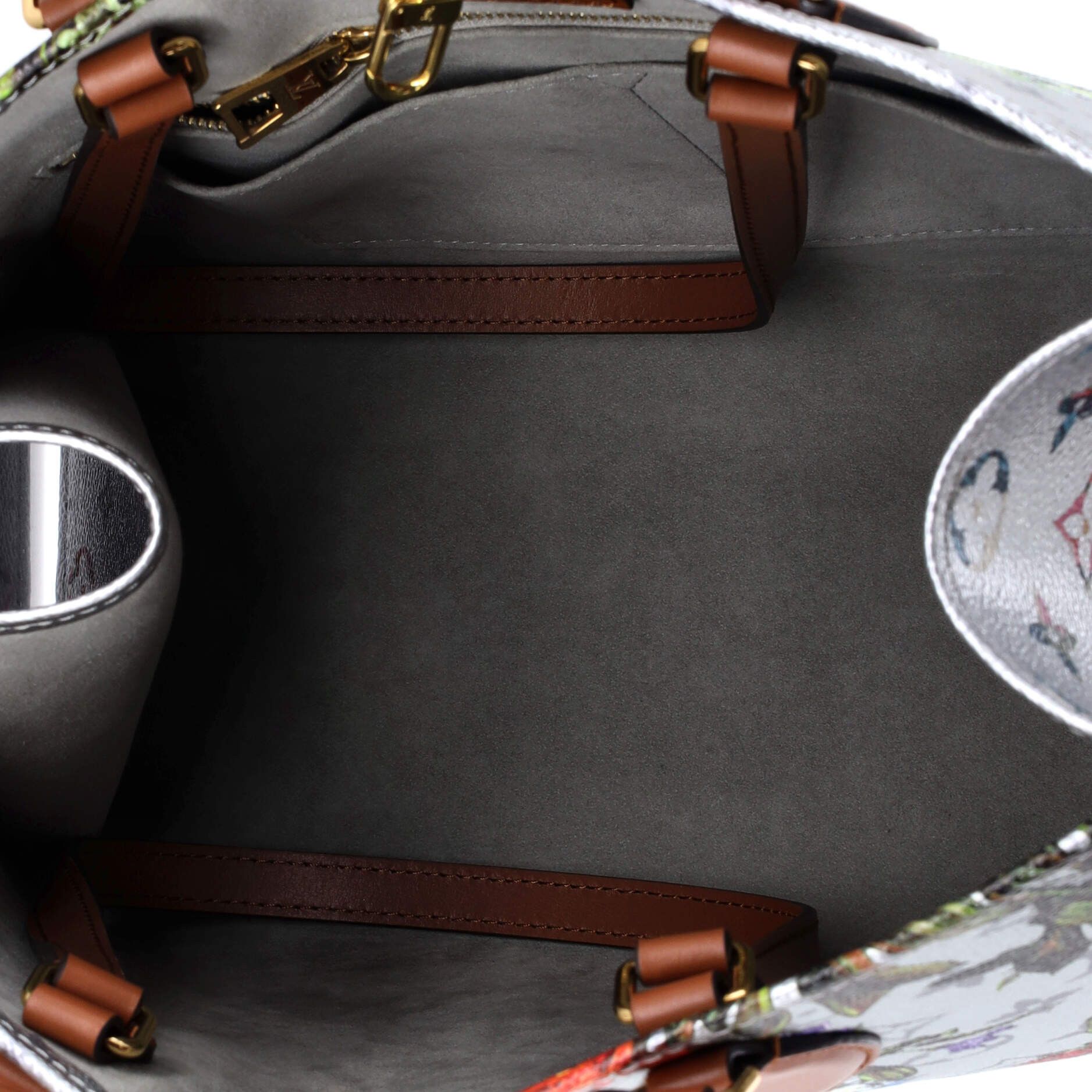 Louis Vuitton OnTheGo Tote Limited Edition Floral Monogram Canvas MM Size ONE SIZE - 4 Thumbnail