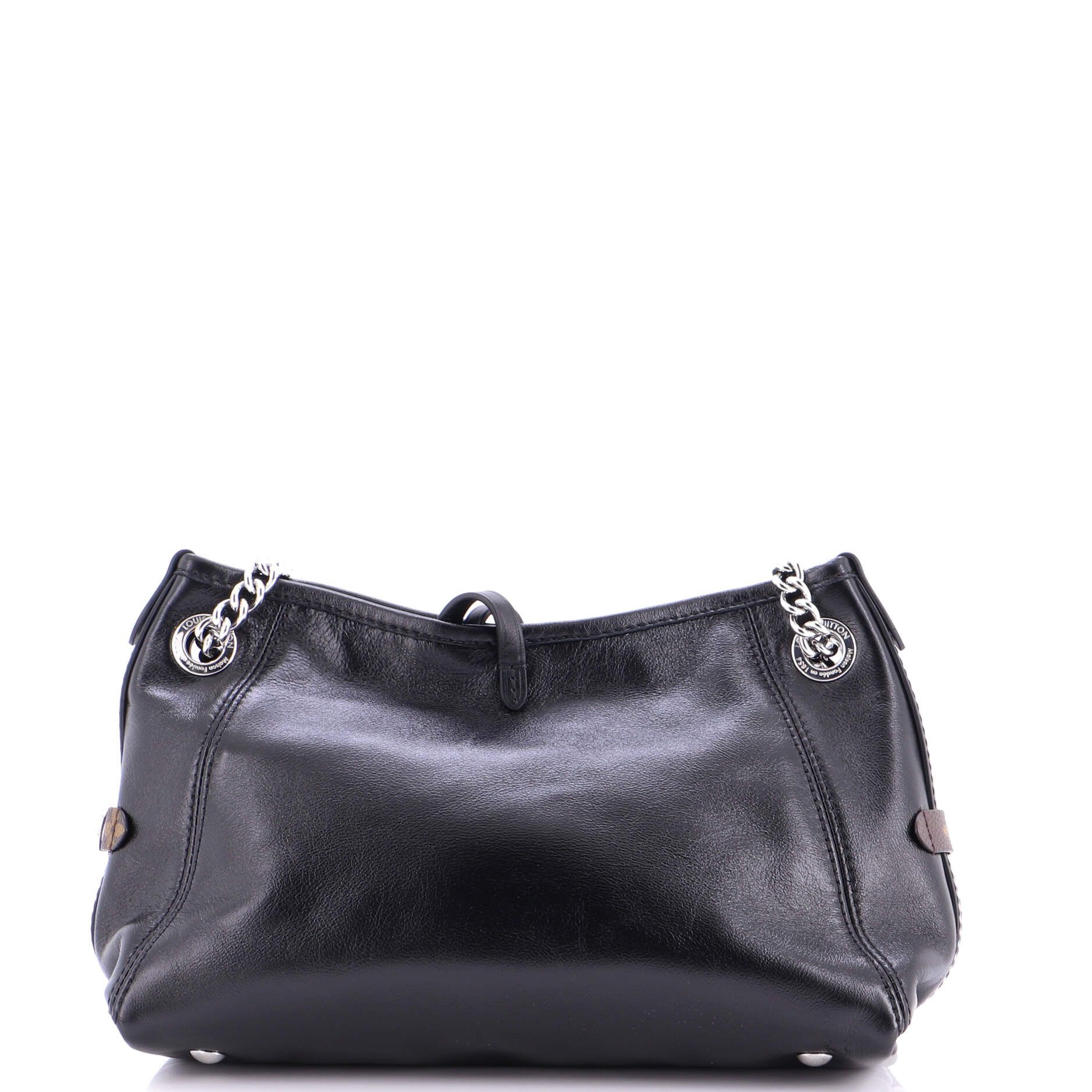 Louis Vuitton CarryAll Cargo Hobo Leather with Monogram Canvas PM Size ONE SIZE - 2 Thumbnail