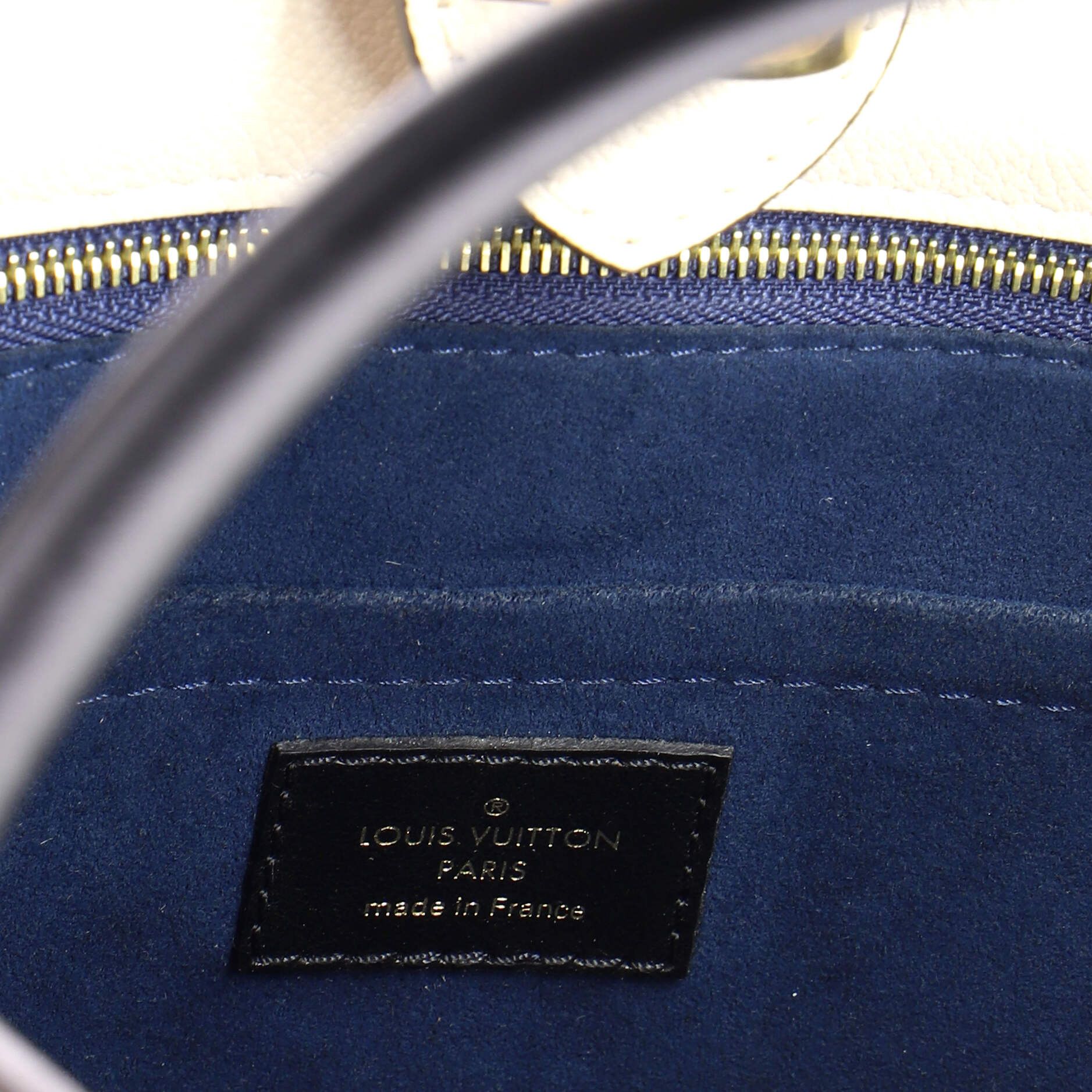 Louis Vuitton On My Side Tote Leather with Monogram Canvas MM Size ONE SIZE - 6 Thumbnail