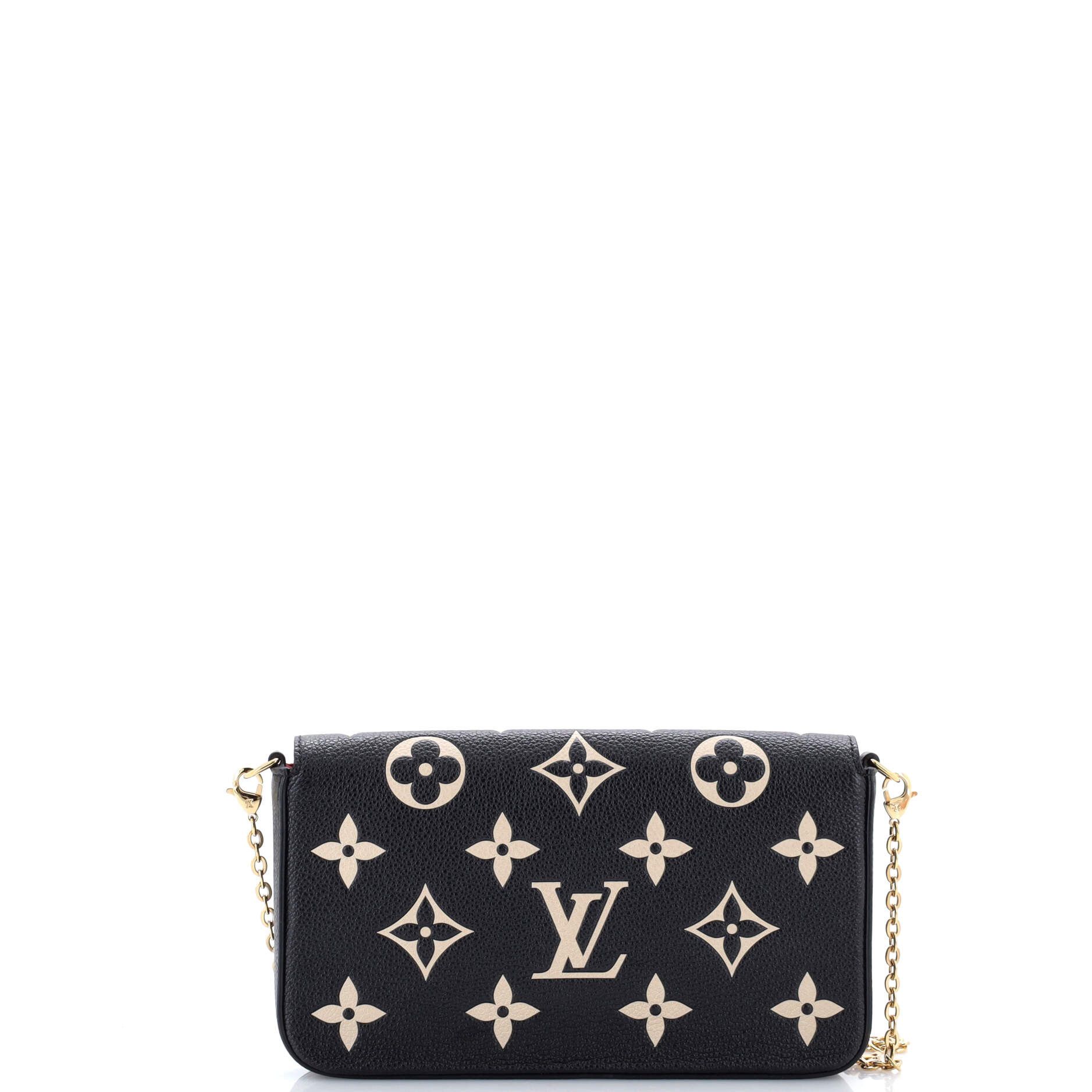 Louis Vuitton Felicie Pochette Bicolor Monogram Empreinte Giant Size ONE SIZE - 3 Thumbnail