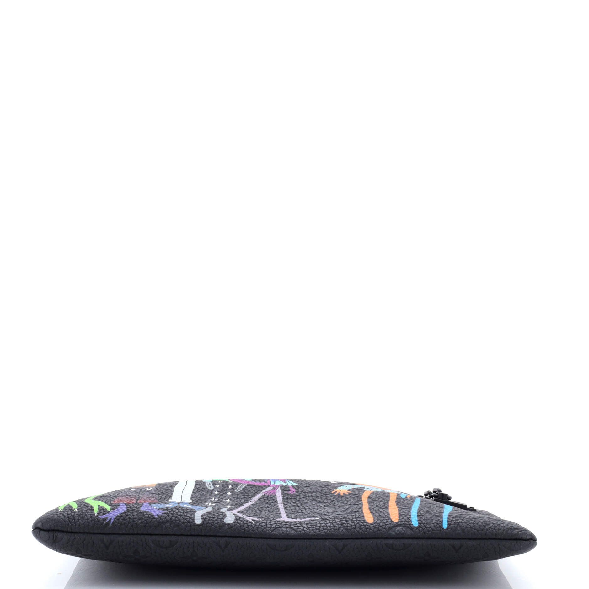 Louis Vuitton LV Friends A4 Pouch Printed Monogram Taurillon Leather Size ONE SIZE - 3 Thumbnail