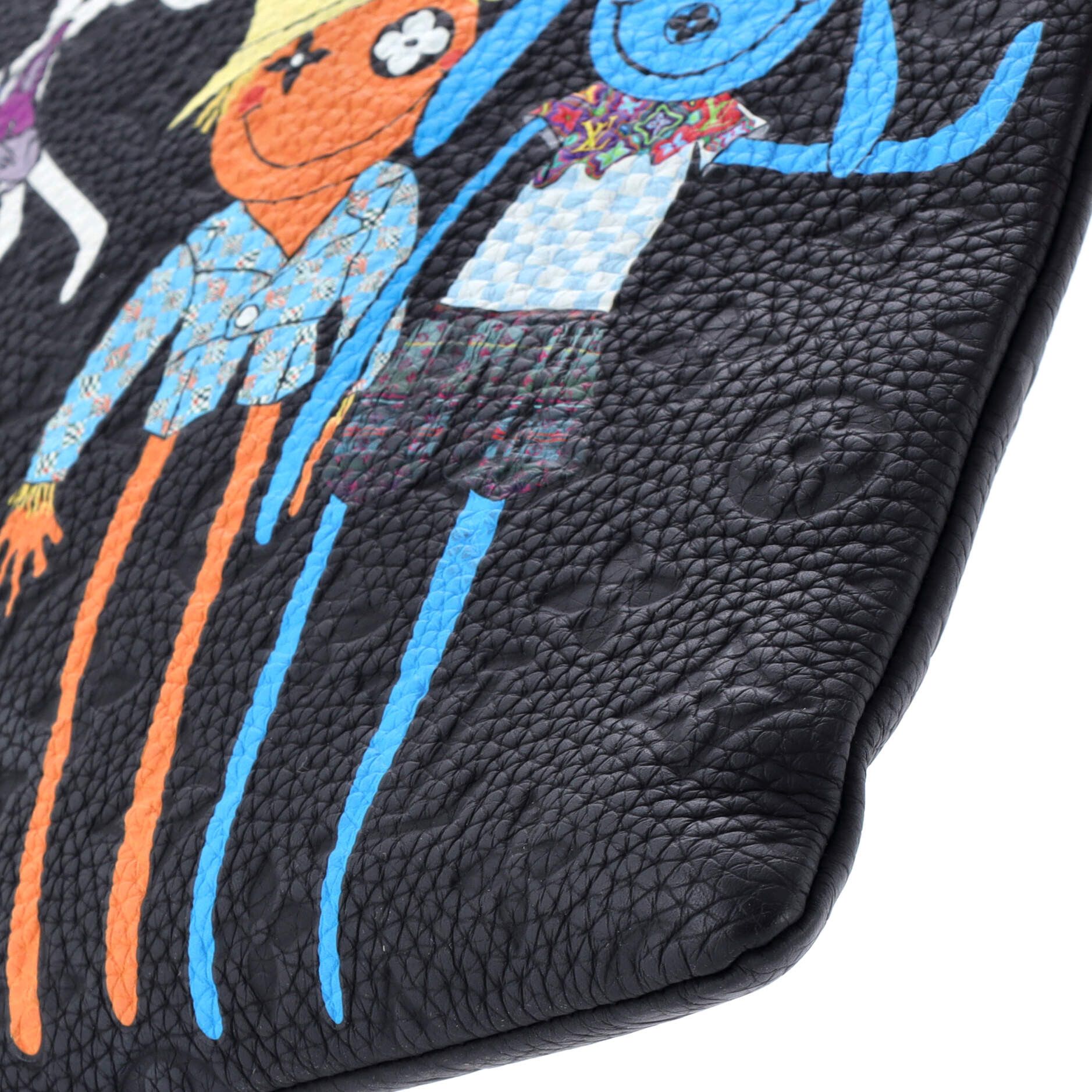 Louis Vuitton LV Friends A4 Pouch Printed Monogram Taurillon Leather Size ONE SIZE - 5 Thumbnail