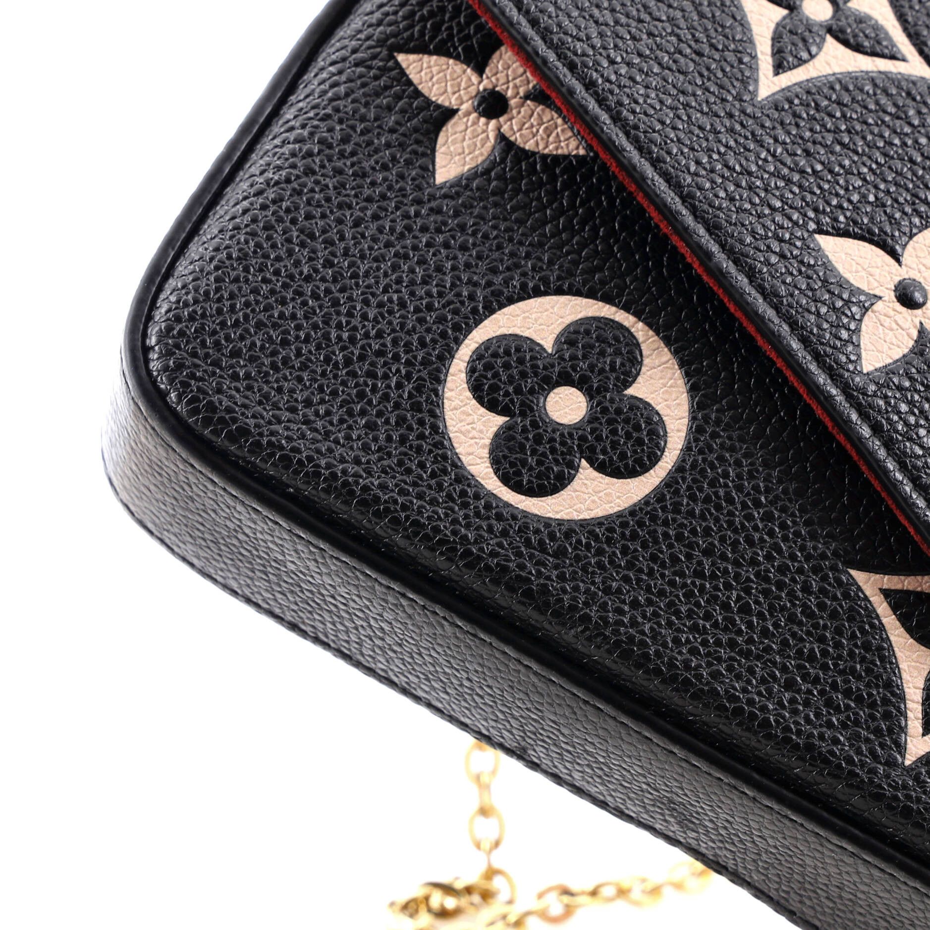 Louis Vuitton Felicie Pochette Bicolor Monogram Empreinte Giant Size ONE SIZE - 7 Thumbnail