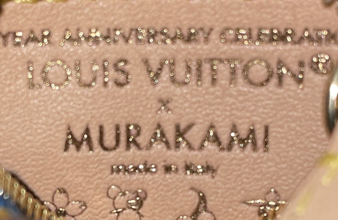 Louis Vuitton x Takashi Murakami Micro Speedy Bag Charm Limited Edition Monogram Cerises Denim Size ONE SIZE - 3 Thumbnail