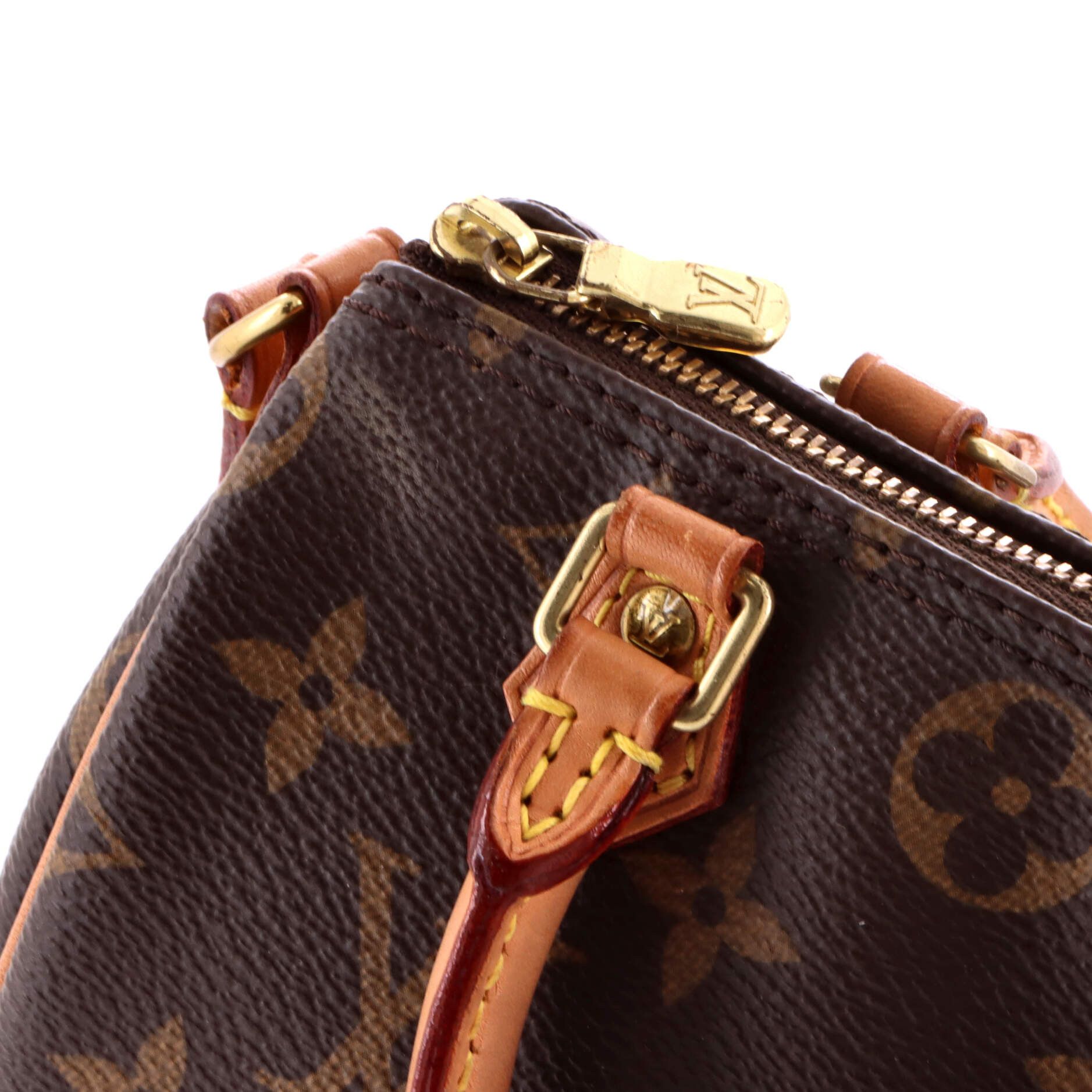 Louis Vuitton Speedy Bandouliere Bag Monogram Canvas Nano Size ONE SIZE - 5 Thumbnail