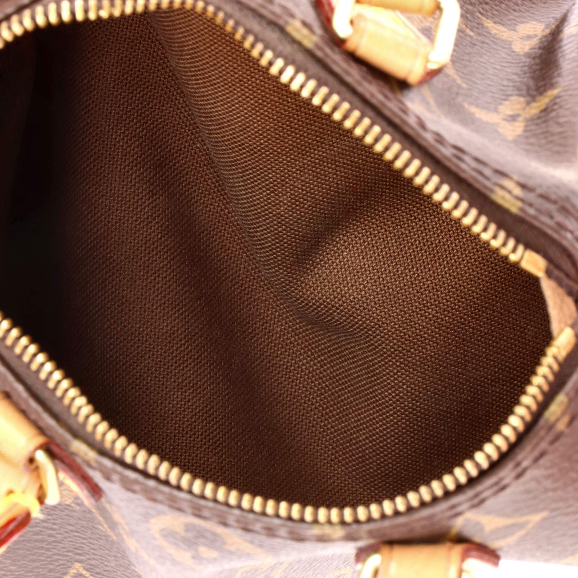 Louis Vuitton Speedy Bandouliere Bag Monogram Canvas Nano Size ONE SIZE - 4 Thumbnail