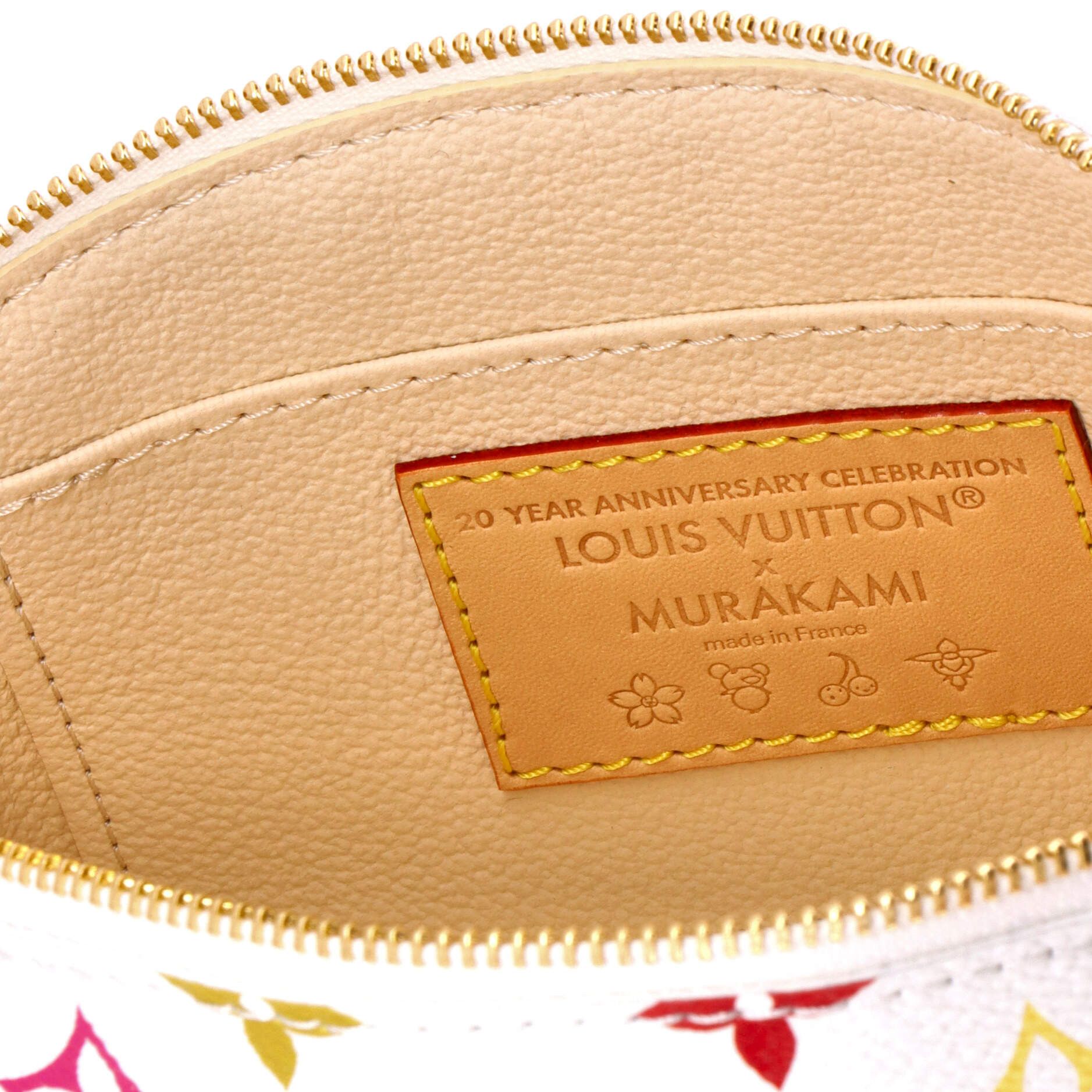 Louis Vuitton x Takashi Murakami Cosmetic Pouch Monogram Multicolor PM Size ONE SIZE - 6 Thumbnail