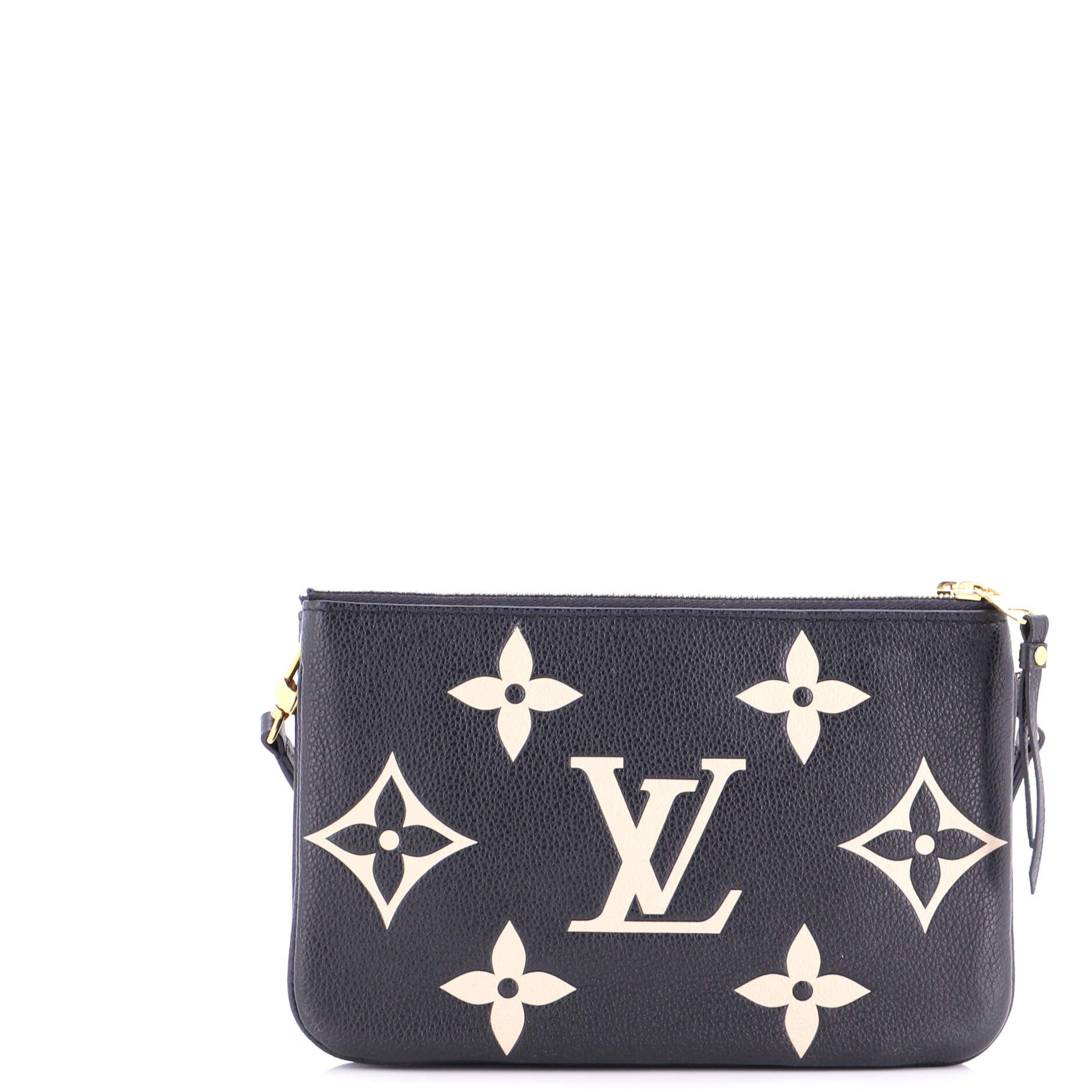 Louis Vuitton Double Zip Pochette Bicolor Monogram Empreinte Giant Size ONE SIZE - 2 Thumbnail