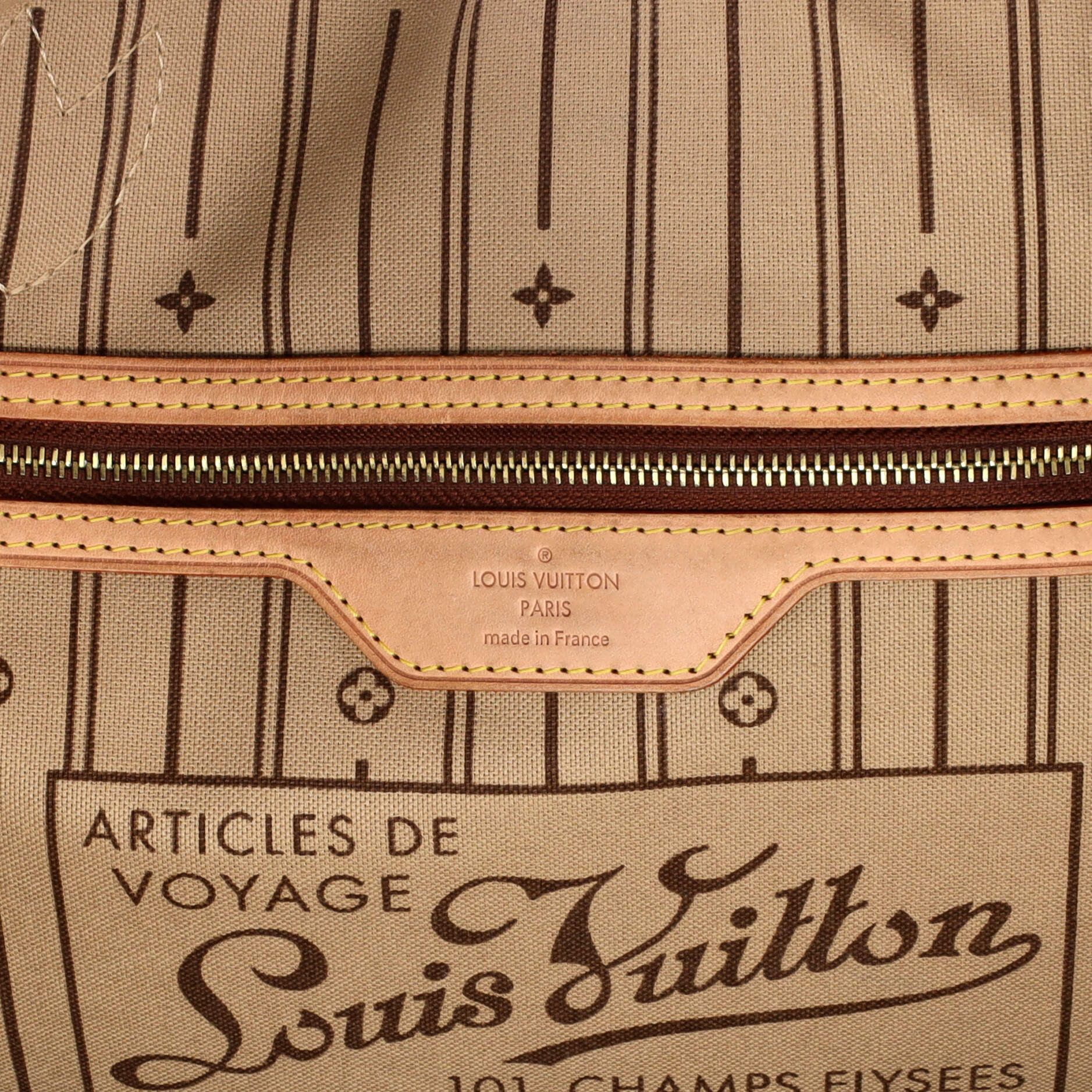 Louis Vuitton Neverfull Tote Monogram Canvas GM Size ONE SIZE - 7 Thumbnail