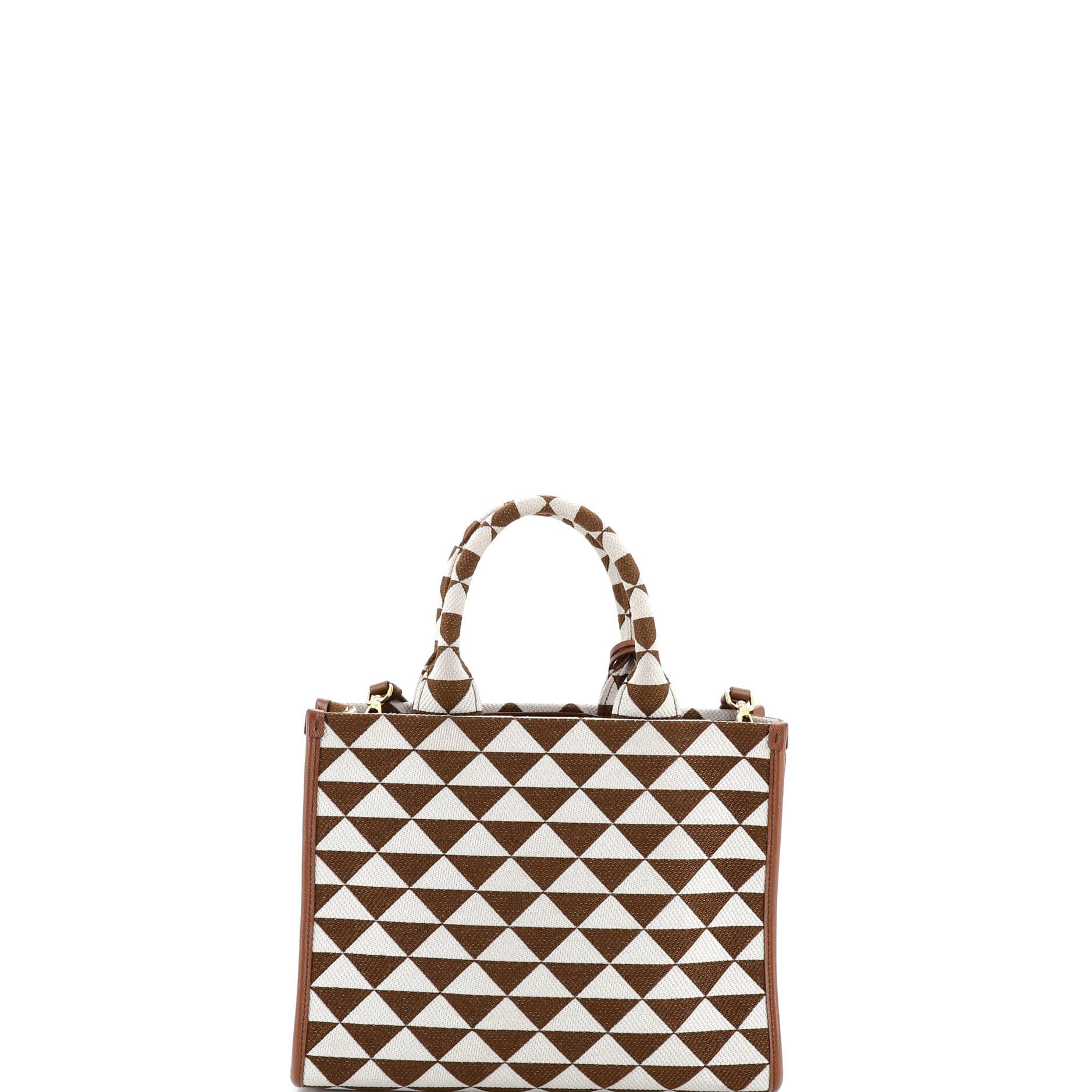 Prada Symbole Shopper Tote Jacquard Small Size ONE SIZE - 2 Thumbnail