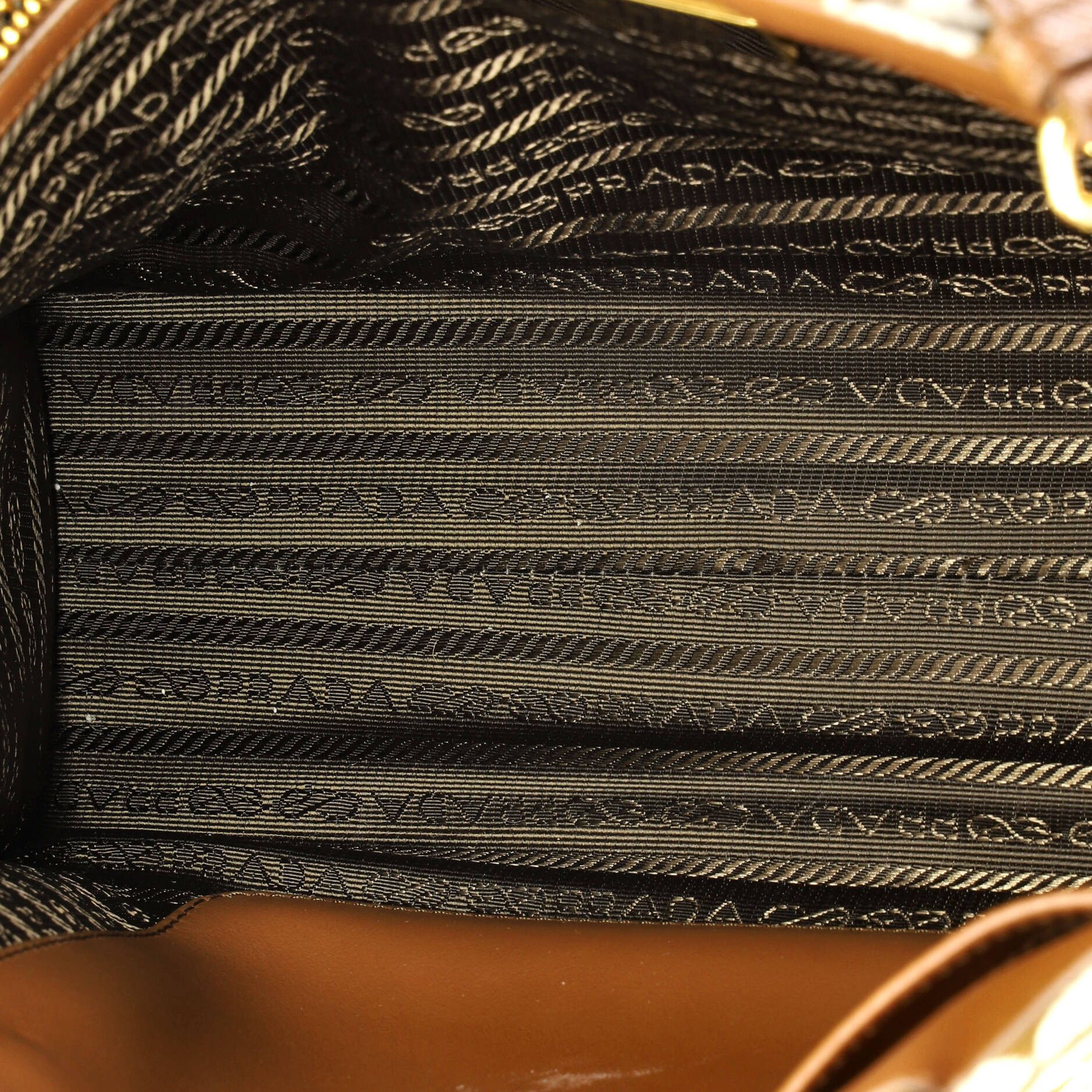 Prada Symbole Shopper Tote Jacquard Small Size ONE SIZE - 4 Thumbnail