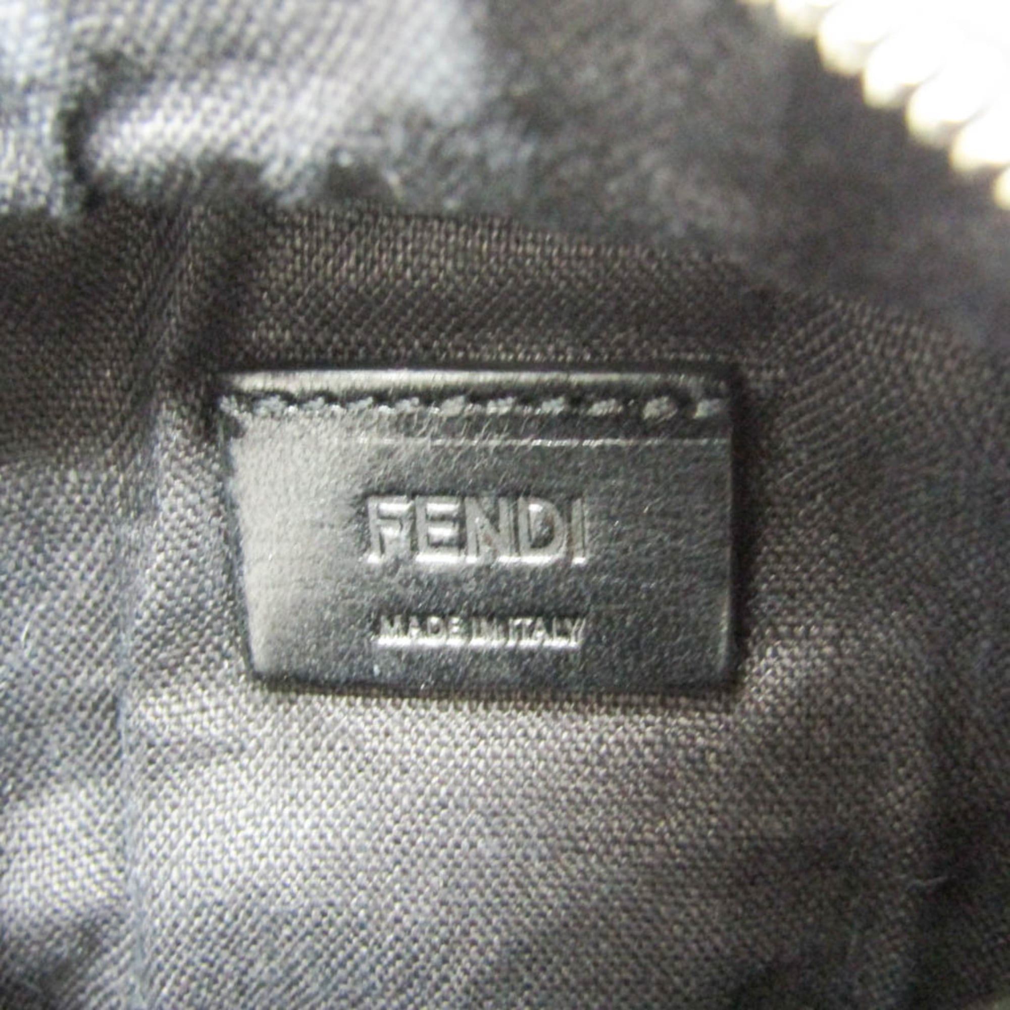 Fendi Fendi Selleria With Key Ring 7AR471 Men,Women Leather Pouch Silver Size ONE SIZE - 16 Thumbnail