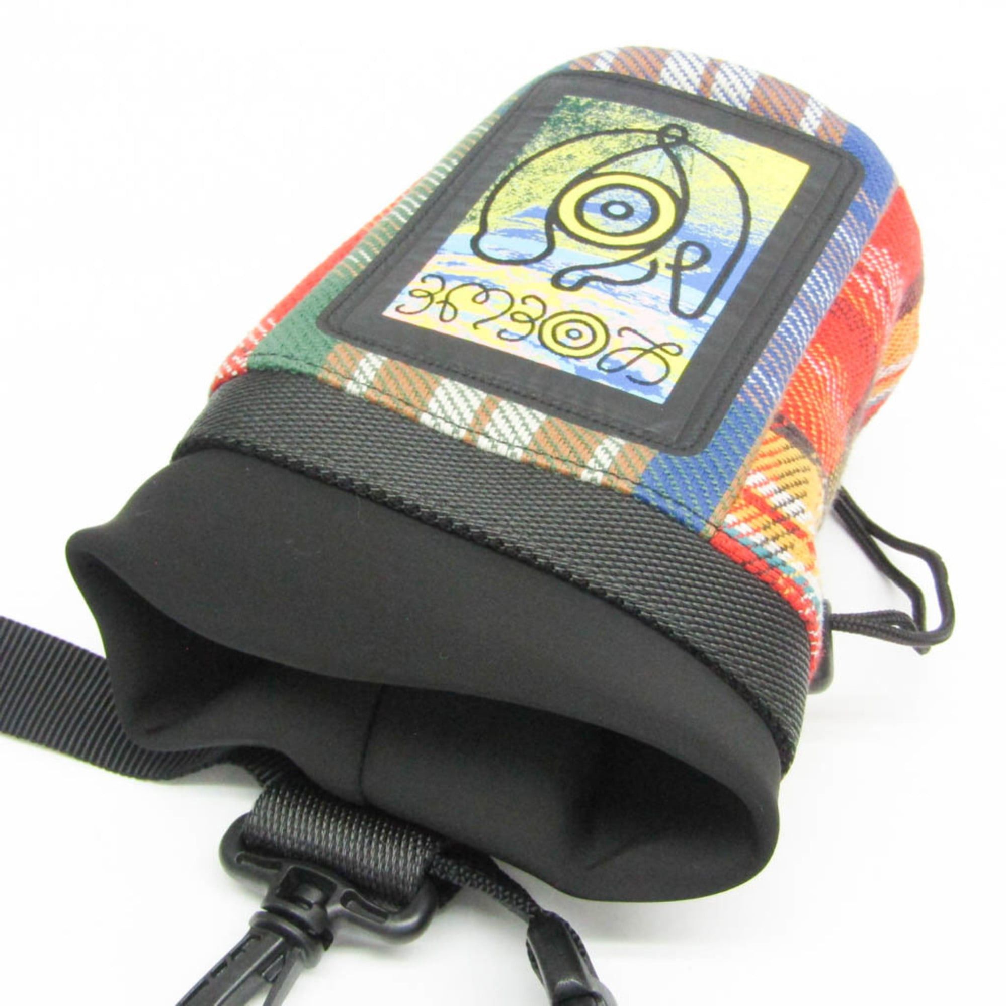 Loewe Loewe I Loewe Nature Chalk Bag Men,Women Cotton,Nylon Pouch,Shoulder Bag Black,Red Color Size ONE SIZE - 7 Thumbnail