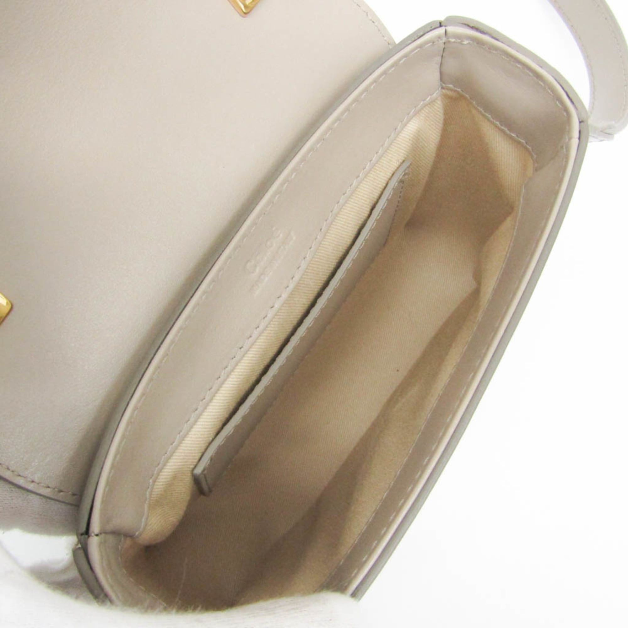 Chloe Chloé Chloe C Mini CHC19US193A3723W Women's Leather,Suede Handbag,Shoulder Bag Grayish Size ONE SIZE - 4 Thumbnail