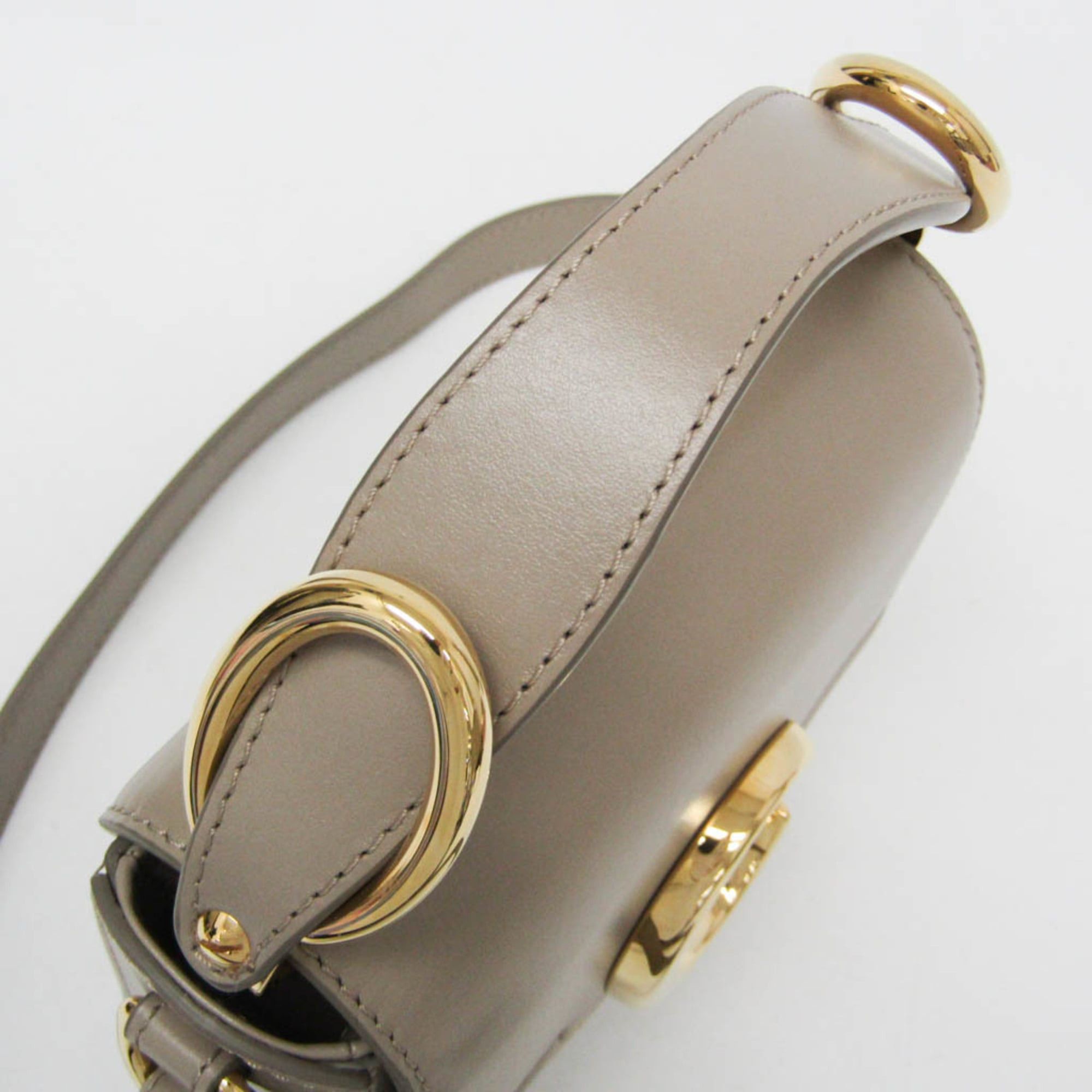 Chloe Chloé Chloe C Mini CHC19US193A3723W Women's Leather,Suede Handbag,Shoulder Bag Grayish Size ONE SIZE - 10 Thumbnail