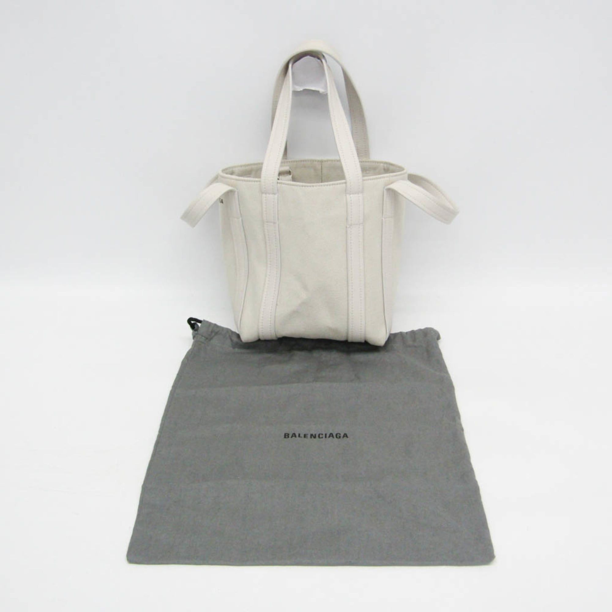 Balenciaga Balenciaga Everyday XS North South 672793 Women's Leather,Canvas Shoulder Bag,Tote Bag Off-white Size ONE SIZE - 2 Thumbnail