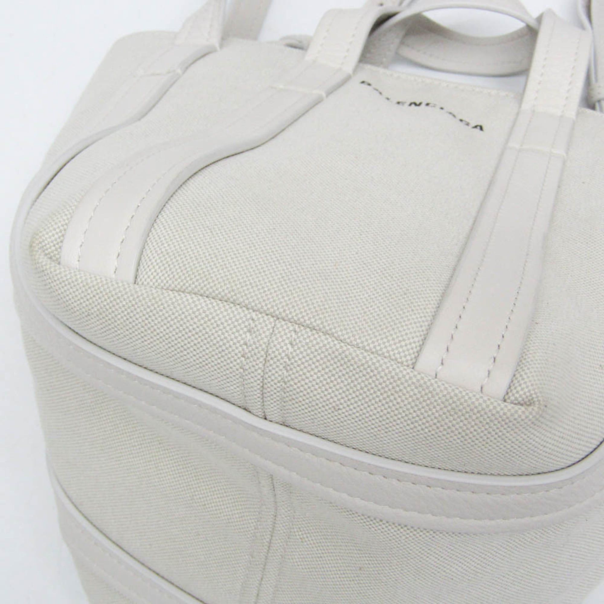 Balenciaga Balenciaga Everyday XS North South 672793 Women's Leather,Canvas Shoulder Bag,Tote Bag Off-white Size ONE SIZE - 6 Thumbnail