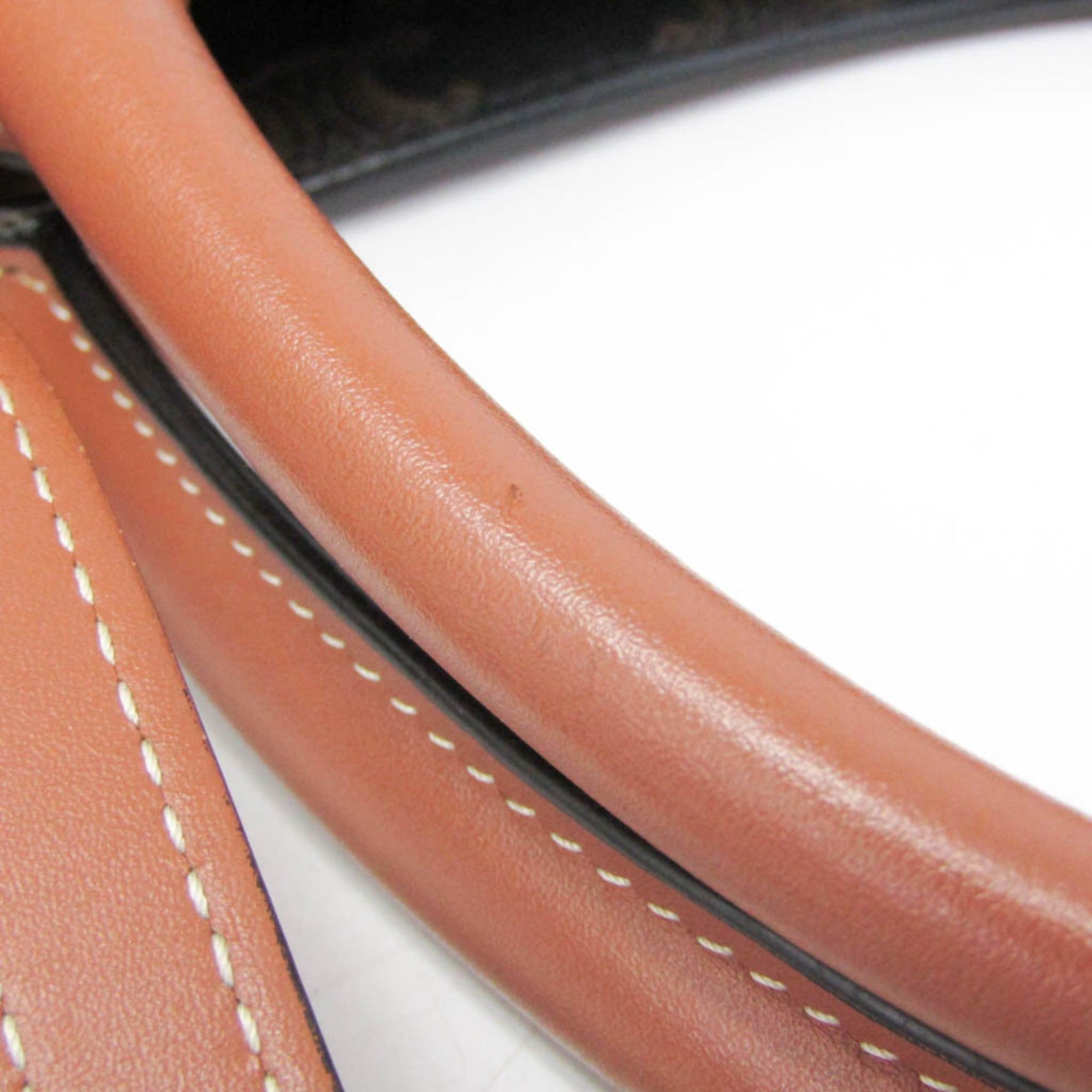 Celine Celine Vertical Cabas Triomphe Women,Men PVC,Leather Shoulder Bag,Tote Bag Brown,Dark Brown Size ONE SIZE - 11 Thumbnail