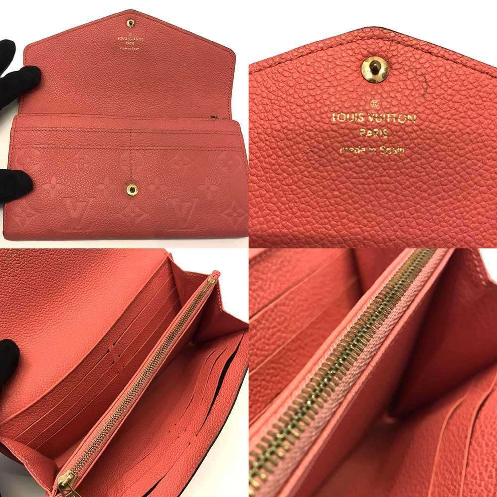 Louis Vuitton Louis Vuitton Portefeuille Sarah Monogram Empreinte Leather Long Wallet M61181 LOUIS VUITTON Size ONE SIZE - 5 Thumbnail