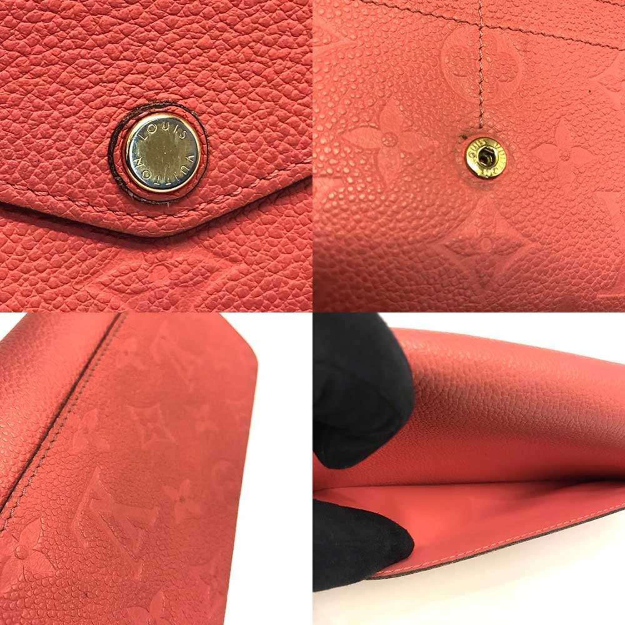Louis Vuitton Louis Vuitton Portefeuille Sarah Monogram Empreinte Leather Long Wallet M61181 LOUIS VUITTON Size ONE SIZE - 4 Thumbnail