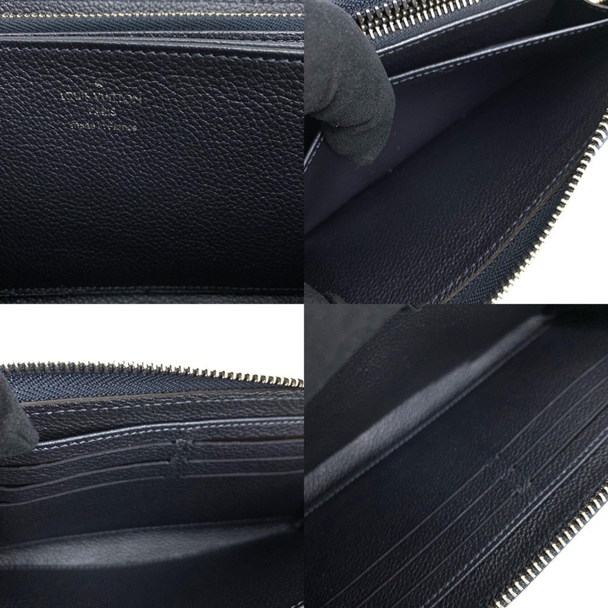 Louis Vuitton Louis Vuitton Zippy Wallet, Flower Studs, Marine Metal, Monogram, Empreinte Leather, Round, Black, M62069 LOUIS VUITTON Size ONE SIZE - 6 Thumbnail