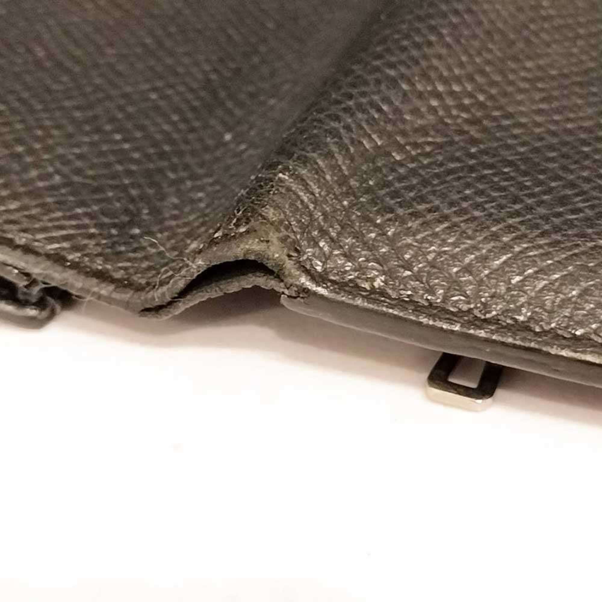 Hermes Hermes Hermès Bearn Soufflet Long Wallet in Dark Gray Epsom Leather Size ONE SIZE - 6 Thumbnail