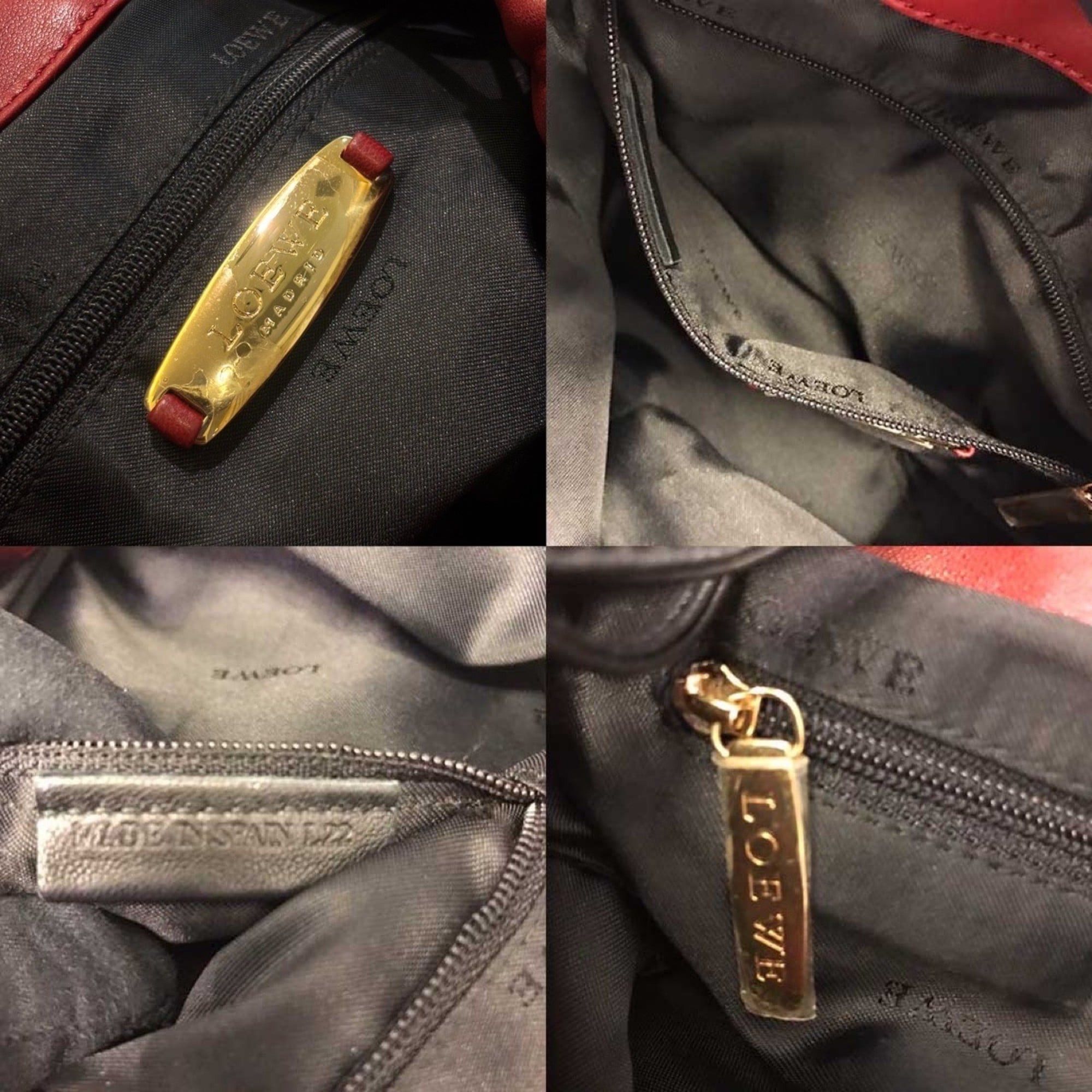 Loewe LOEWE handbag in nappa leather with anagram and tassel, red, for women. Size ONE SIZE - 6 Thumbnail