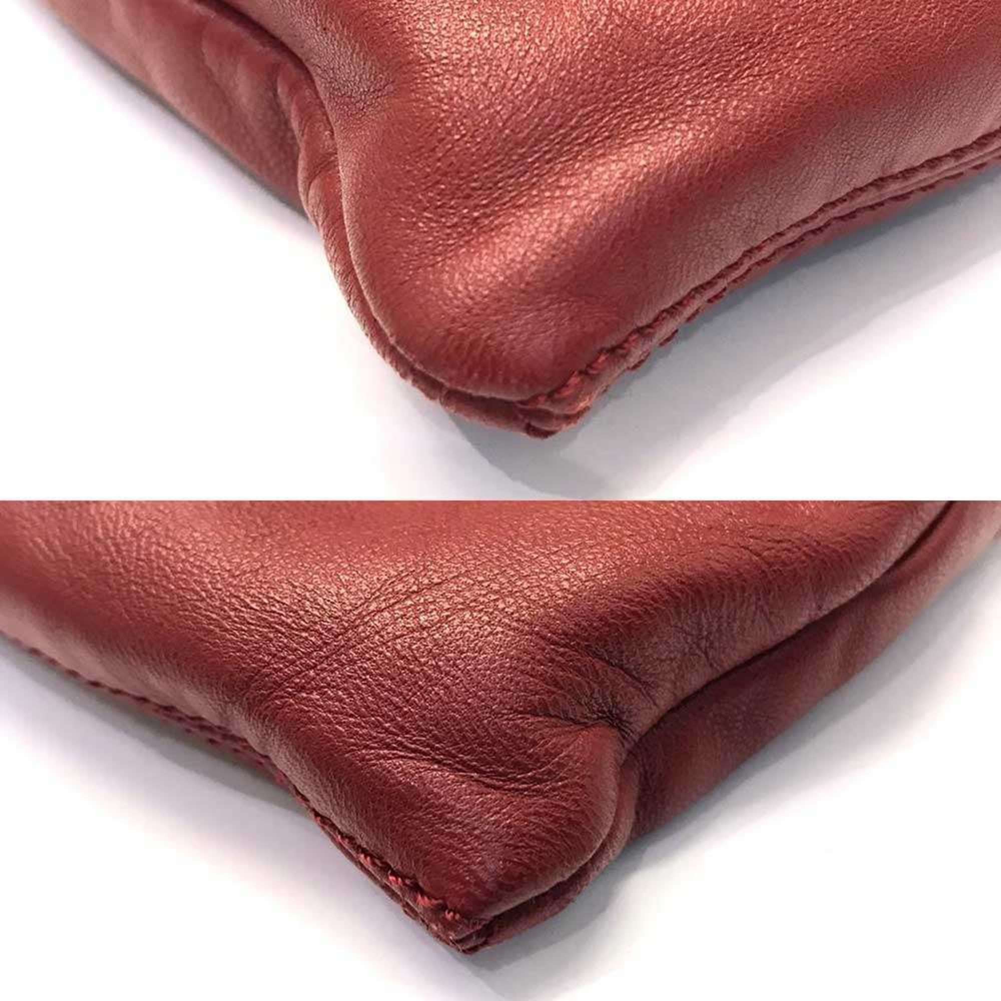 Loewe LOEWE handbag in nappa leather with anagram and tassel, red, for women. Size ONE SIZE - 3 Thumbnail